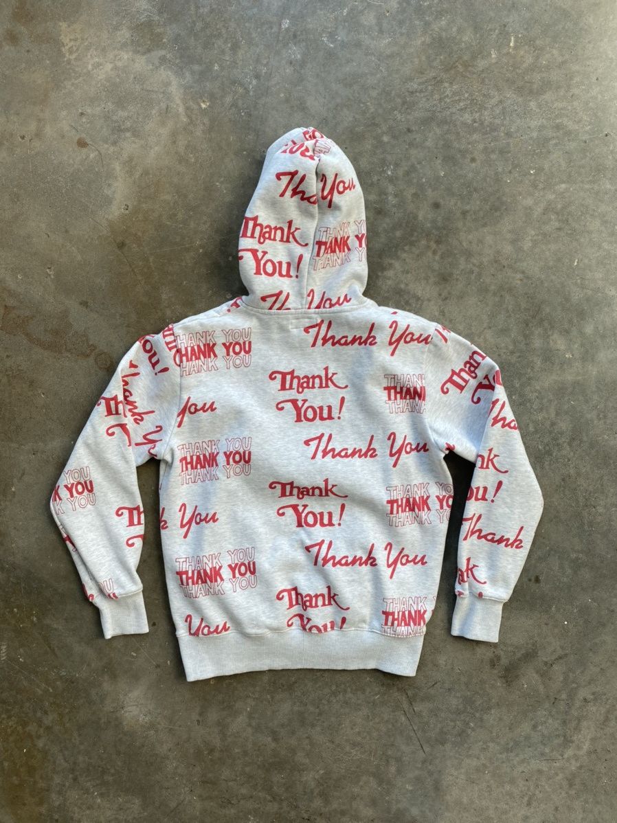 Market Chinatown Market Thank You Grey Logo All Over Hoodie Small S Size US S / EU 44-46 / 1 - 4 Thumbnail
