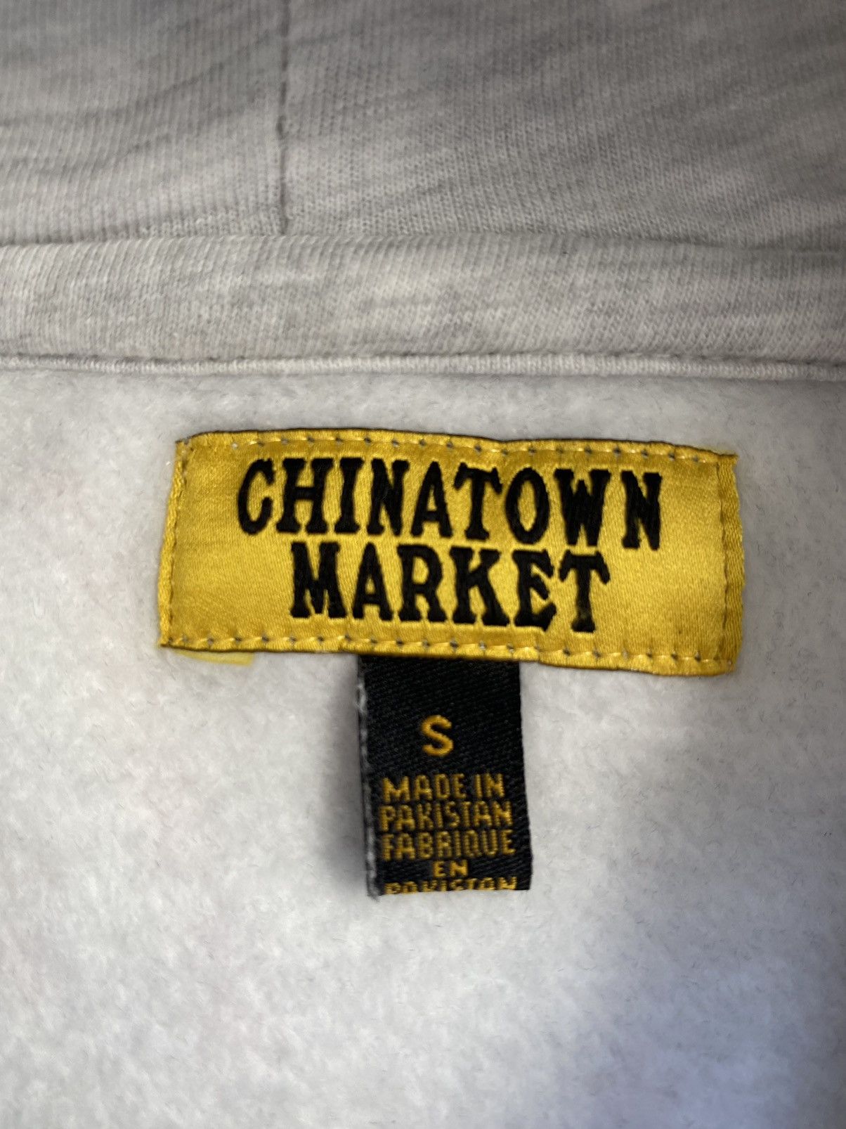 Market Chinatown Market Thank You Grey Logo All Over Hoodie Small S Size US S / EU 44-46 / 1 - 3 Thumbnail