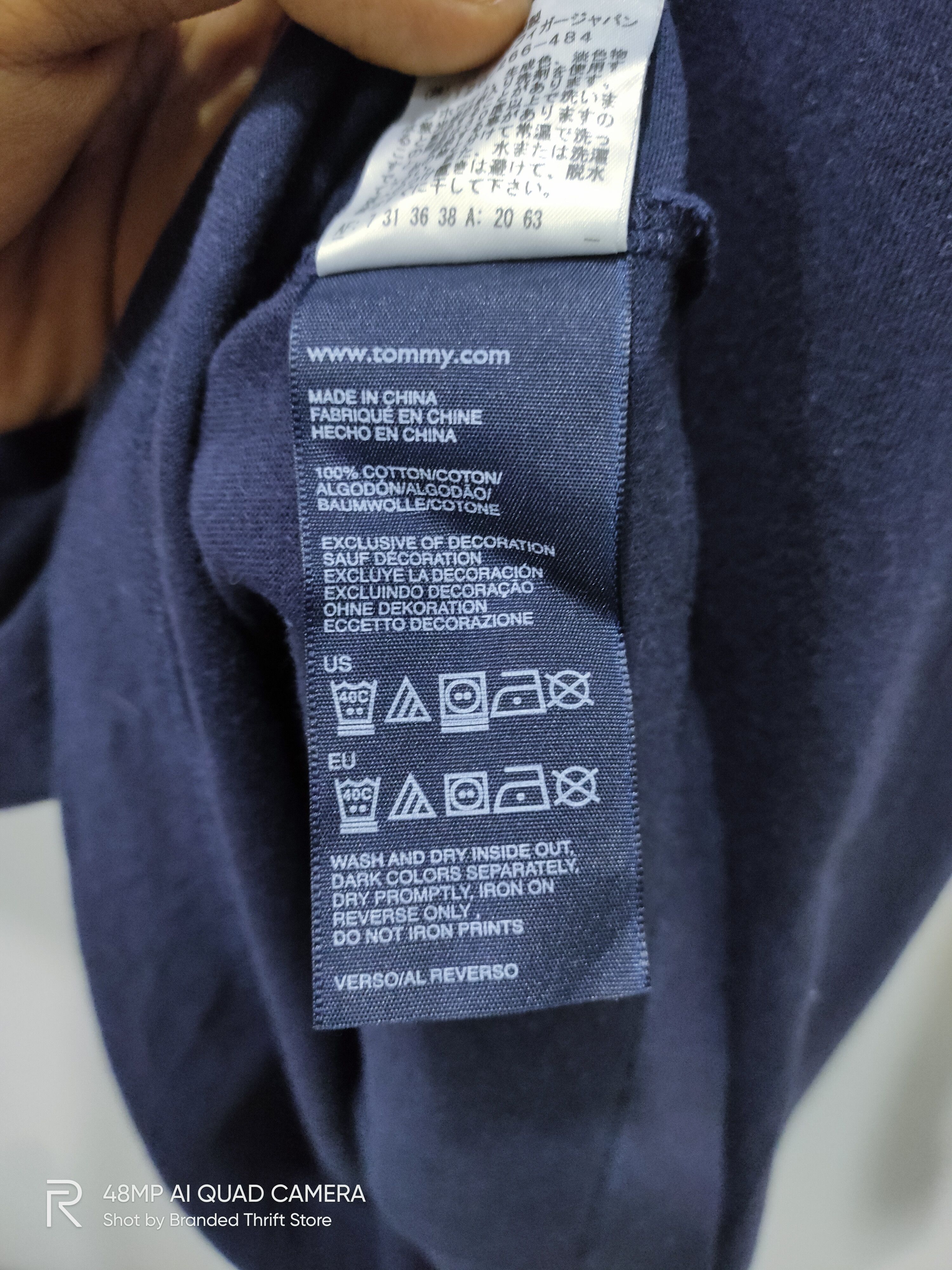 Japanese Brand TOMMY HILFIGER Double Layer Zipper Collar Luxury Polo Shirt Size US M / EU 48-50 / 2 - 11 Thumbnail