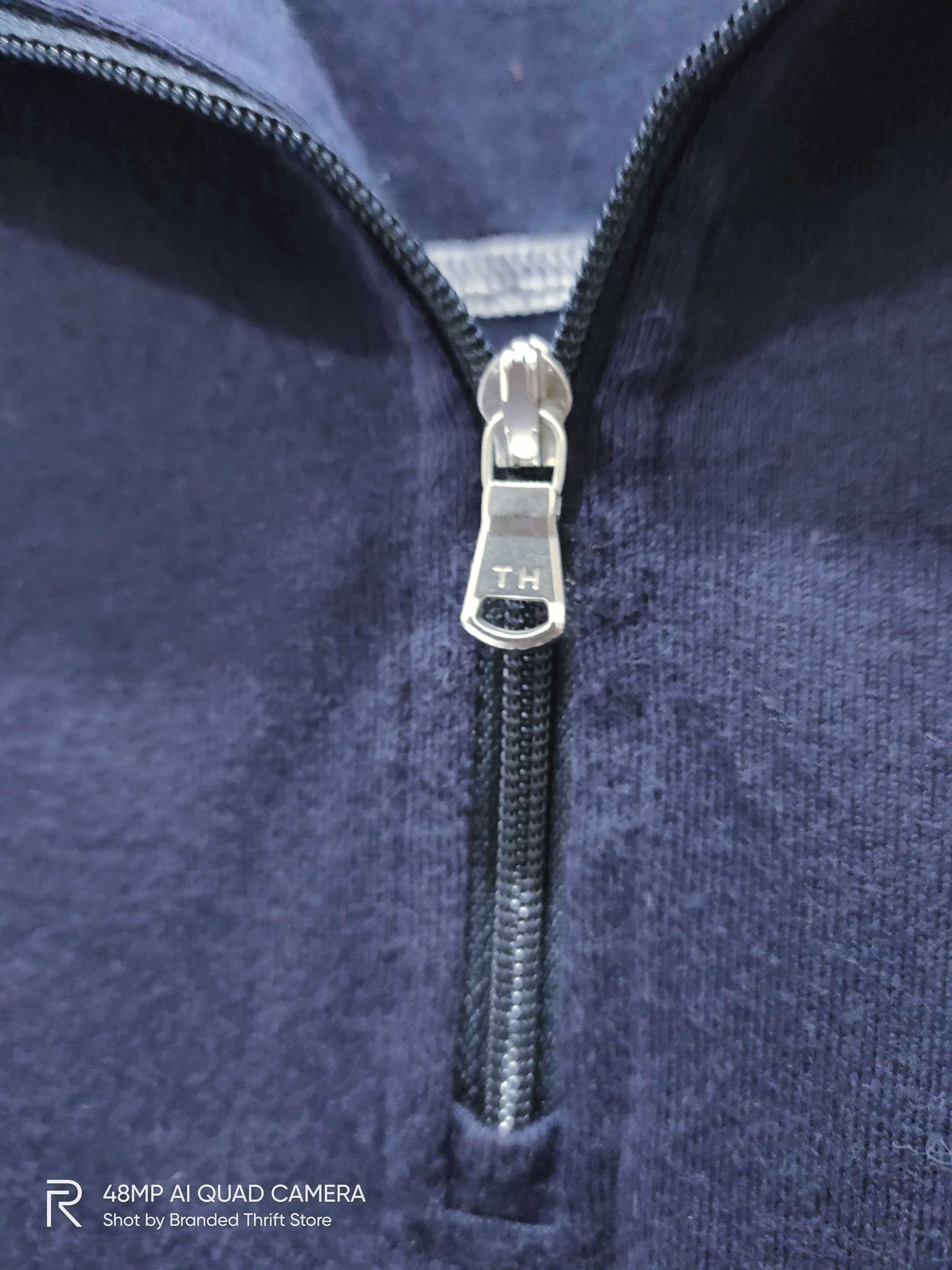 Japanese Brand TOMMY HILFIGER Double Layer Zipper Collar Luxury Polo Shirt Size US M / EU 48-50 / 2 - 10 Thumbnail