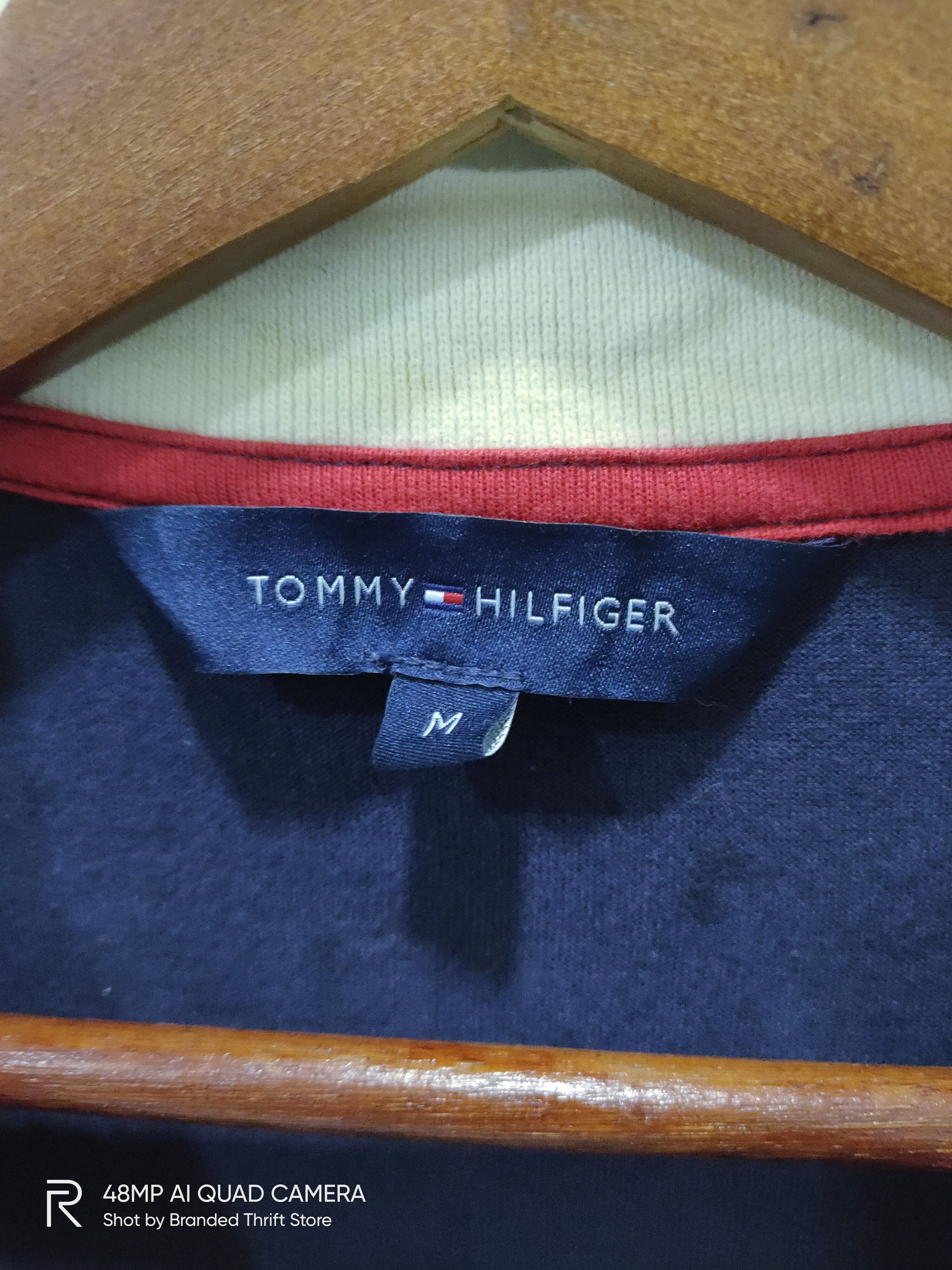 Japanese Brand TOMMY HILFIGER Double Layer Zipper Collar Luxury Polo Shirt Size US M / EU 48-50 / 2 - 8 Thumbnail