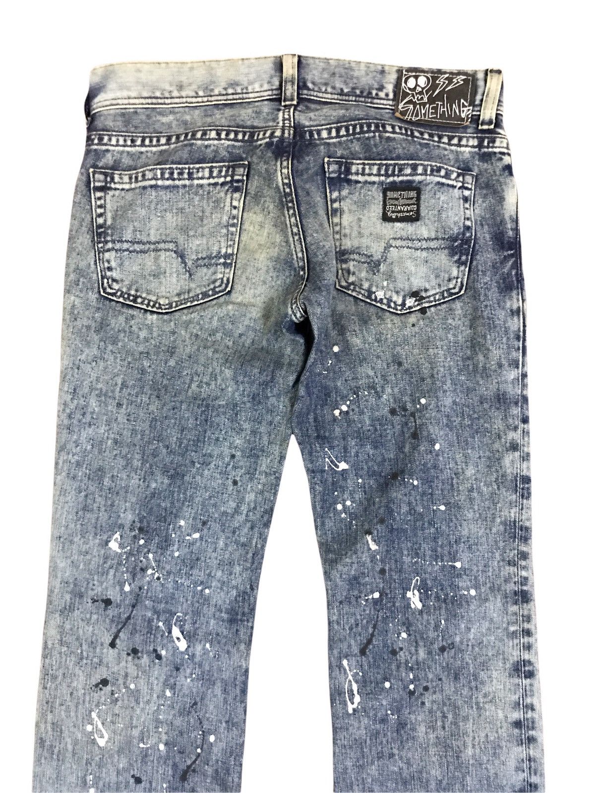 Lee Lee Something Distressed Painter Soft Denim Jeans Size US 32 / EU 48 - 4 Thumbnail