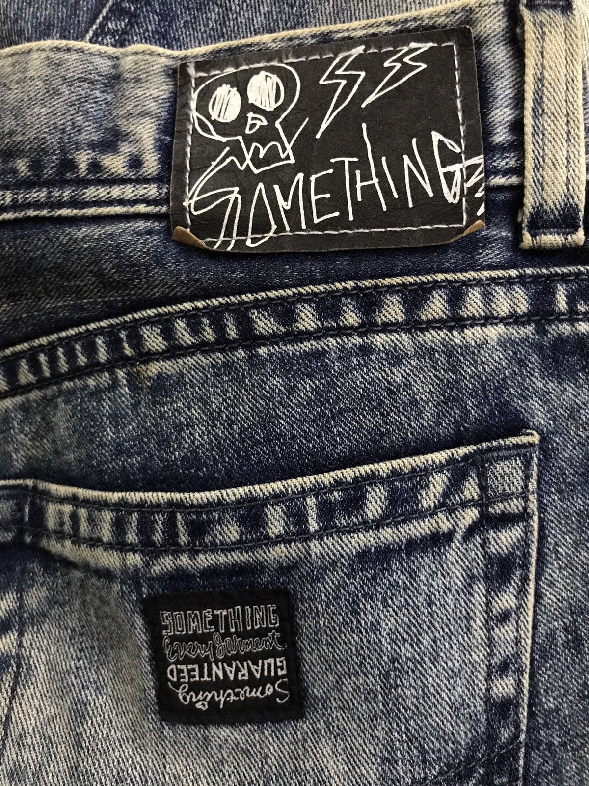 Lee Lee Something Distressed Painter Soft Denim Jeans Size US 32 / EU 48 - 7 Thumbnail