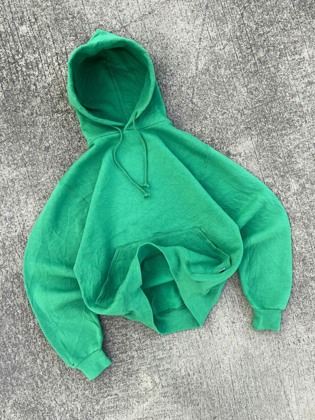 Russell Athletic × Vintage Vintage 90s Russell Athletic Hoodie light Green Size US S / EU 44-46 / 1 - 3 Thumbnail