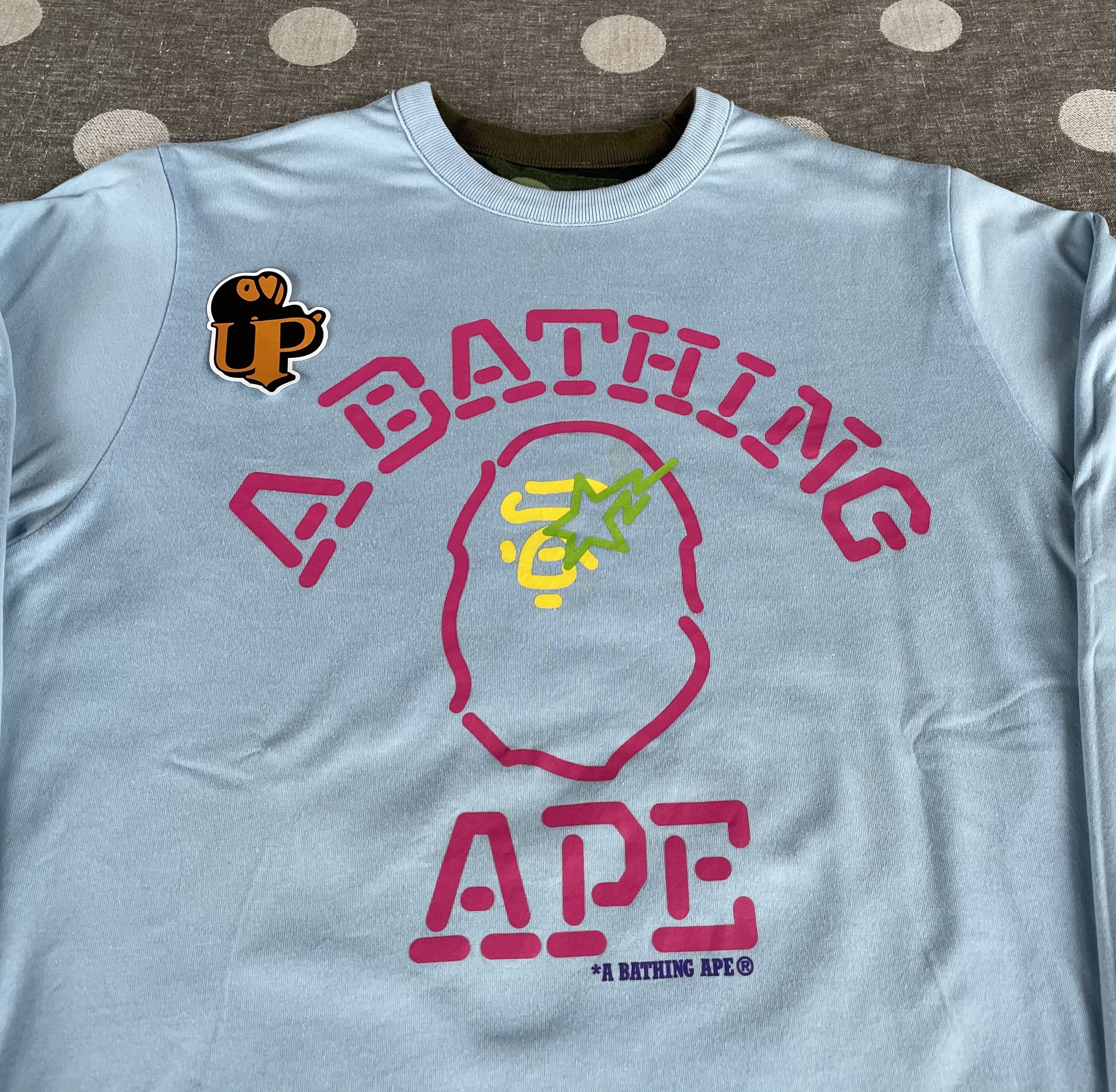 Bape OG Bape aape Reversible Long Sleeve Size US S / EU 44-46 / 1 - 7 Thumbnail