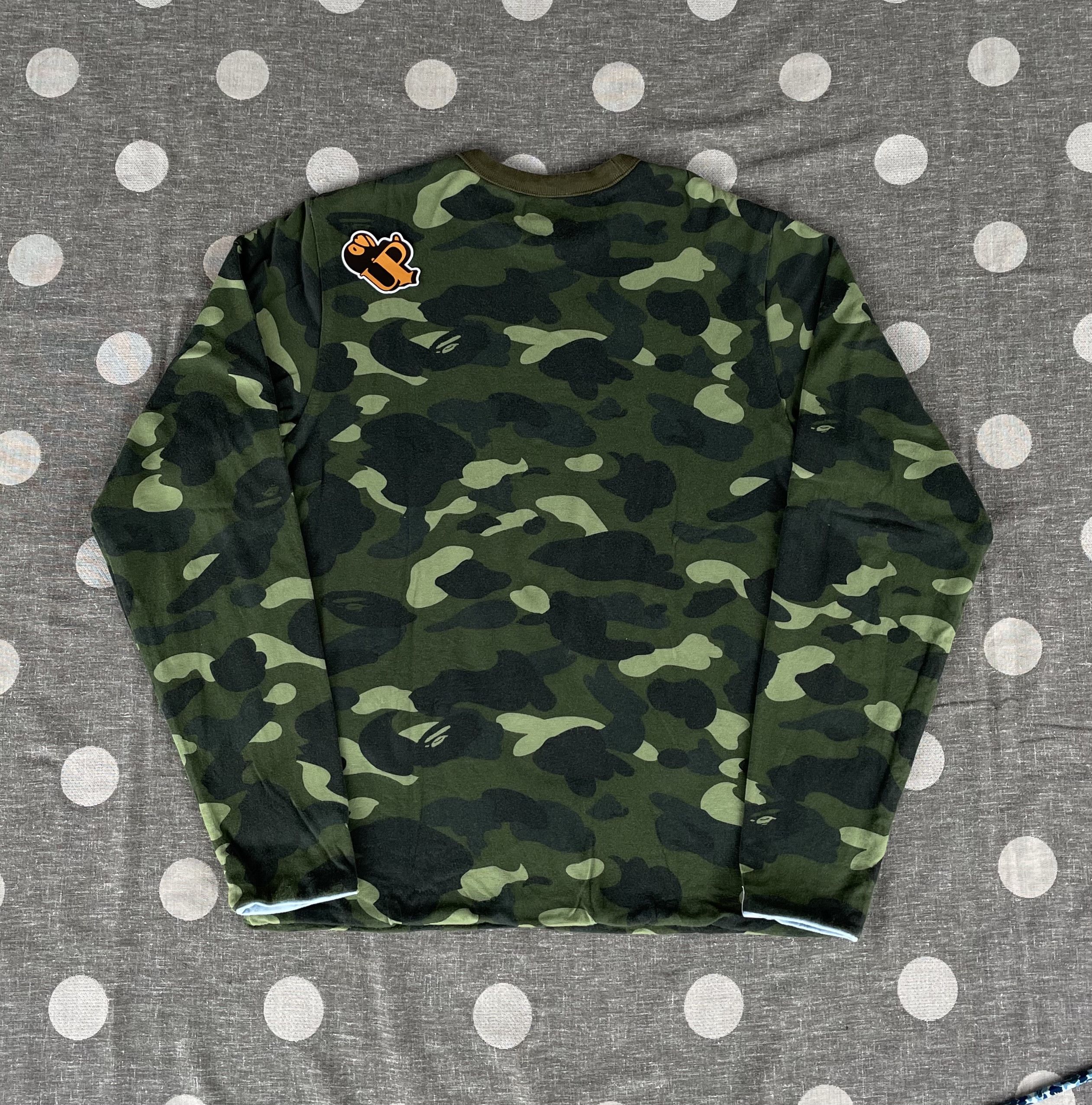 Bape OG Bape aape Reversible Long Sleeve Size US S / EU 44-46 / 1 - 3 Thumbnail