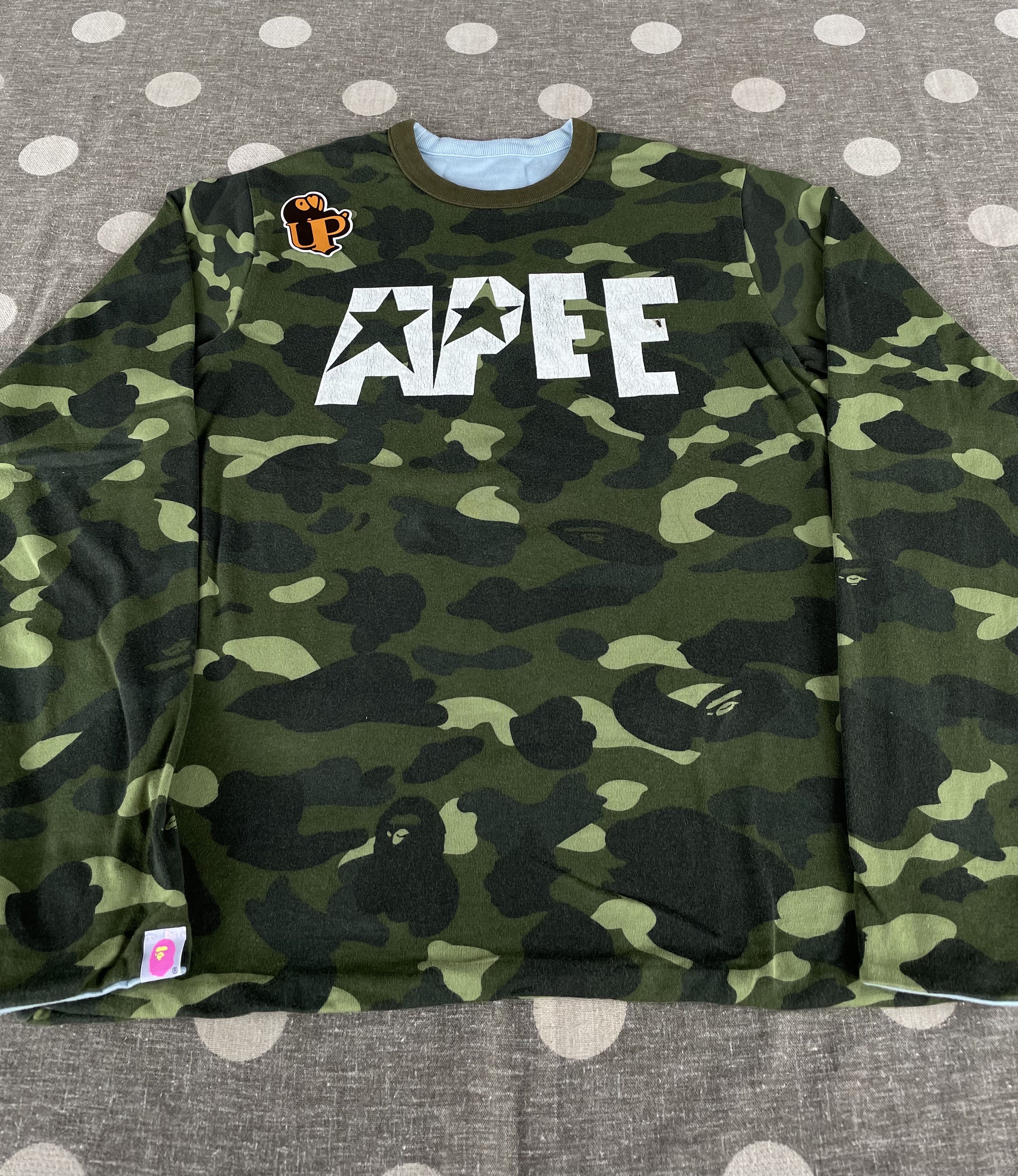 Bape OG Bape aape Reversible Long Sleeve Size US S / EU 44-46 / 1 - 4 Thumbnail