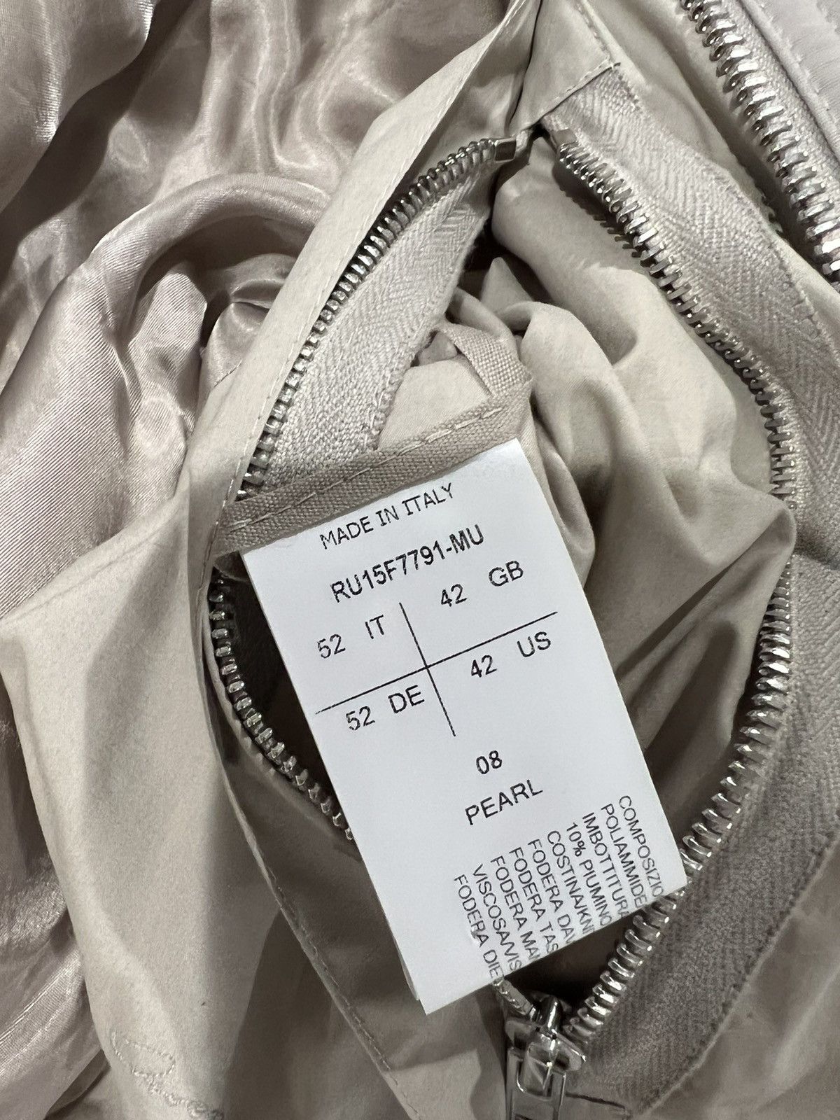 Rick Owens bomber jacket. 52/L.