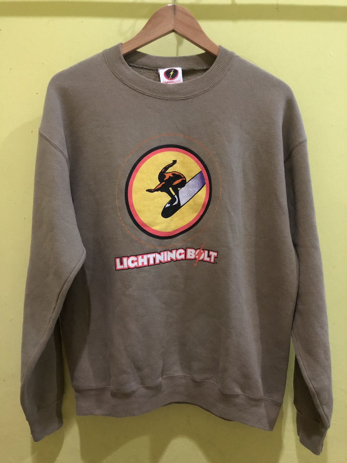 Lightning Bolt Rare Vintage Lightning Bolt Made in USA Sweatshirt Size US M / EU 48-50 / 2 - 1 Thumbnail