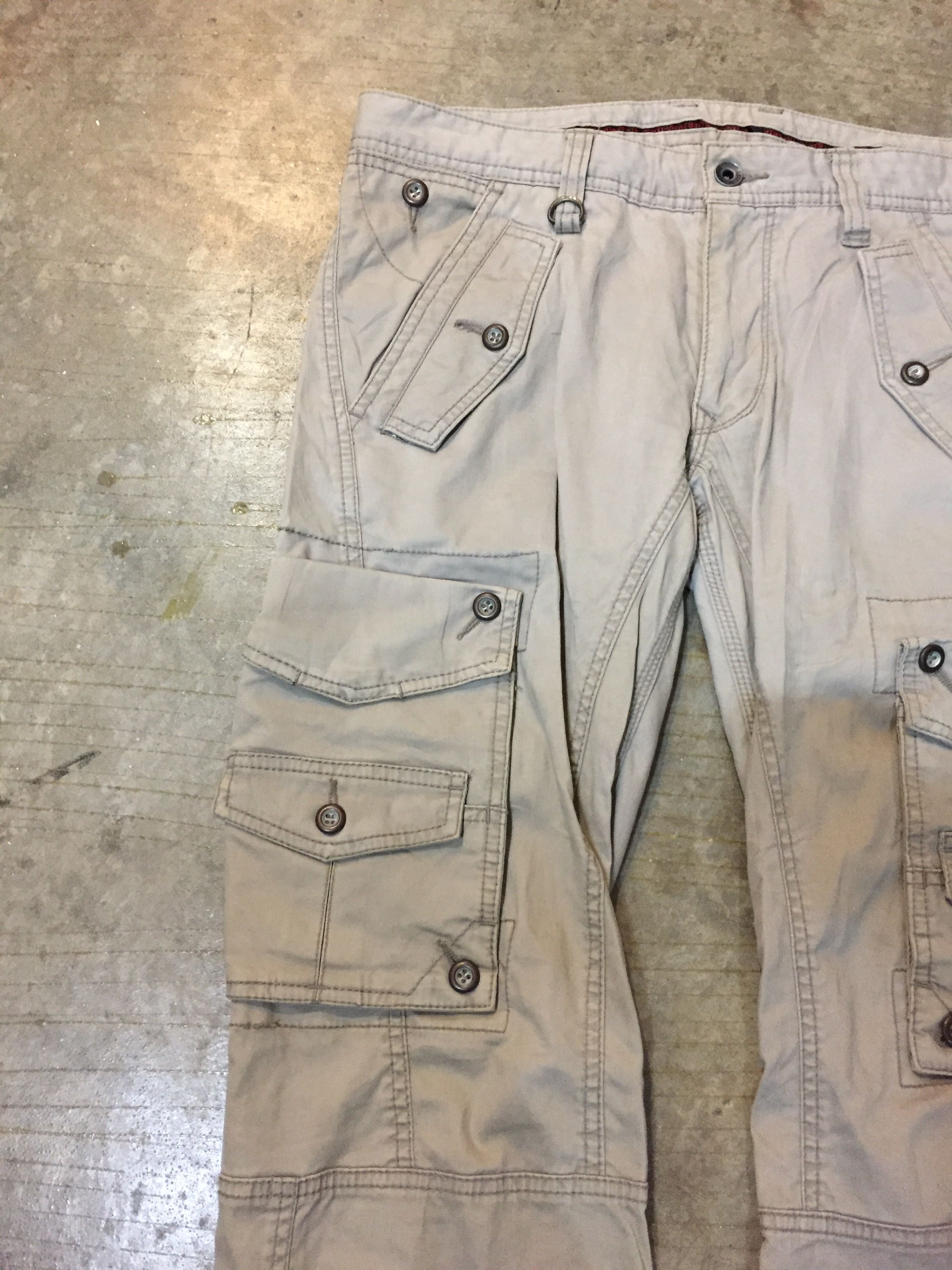 Nicole Club × Tornado Mart Nicole Club for men Multipocket 3d cargos pants Size US 33 - 5 Thumbnail