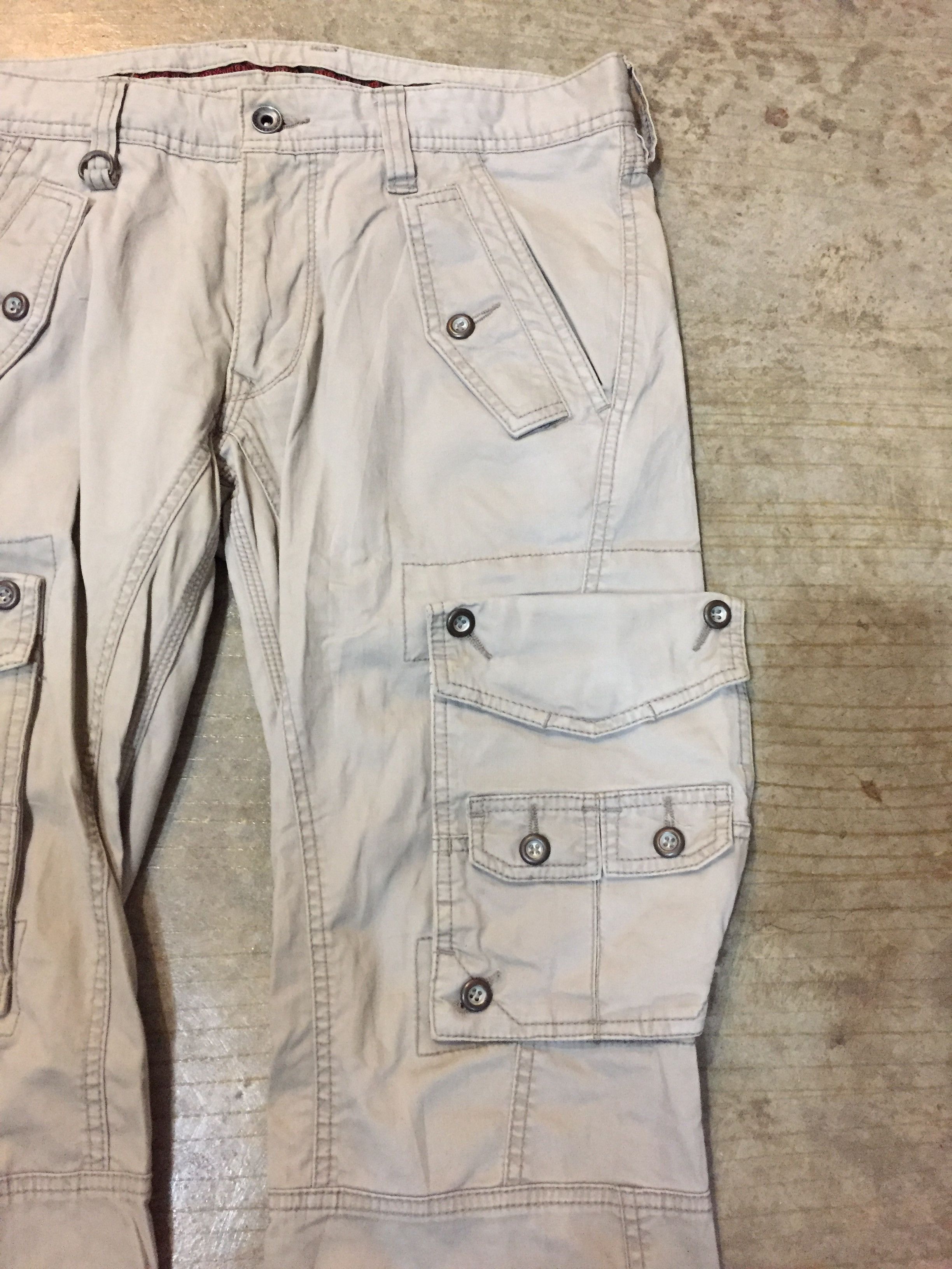 Nicole Club × Tornado Mart Nicole Club for men Multipocket 3d cargos pants Size US 33 - 4 Thumbnail
