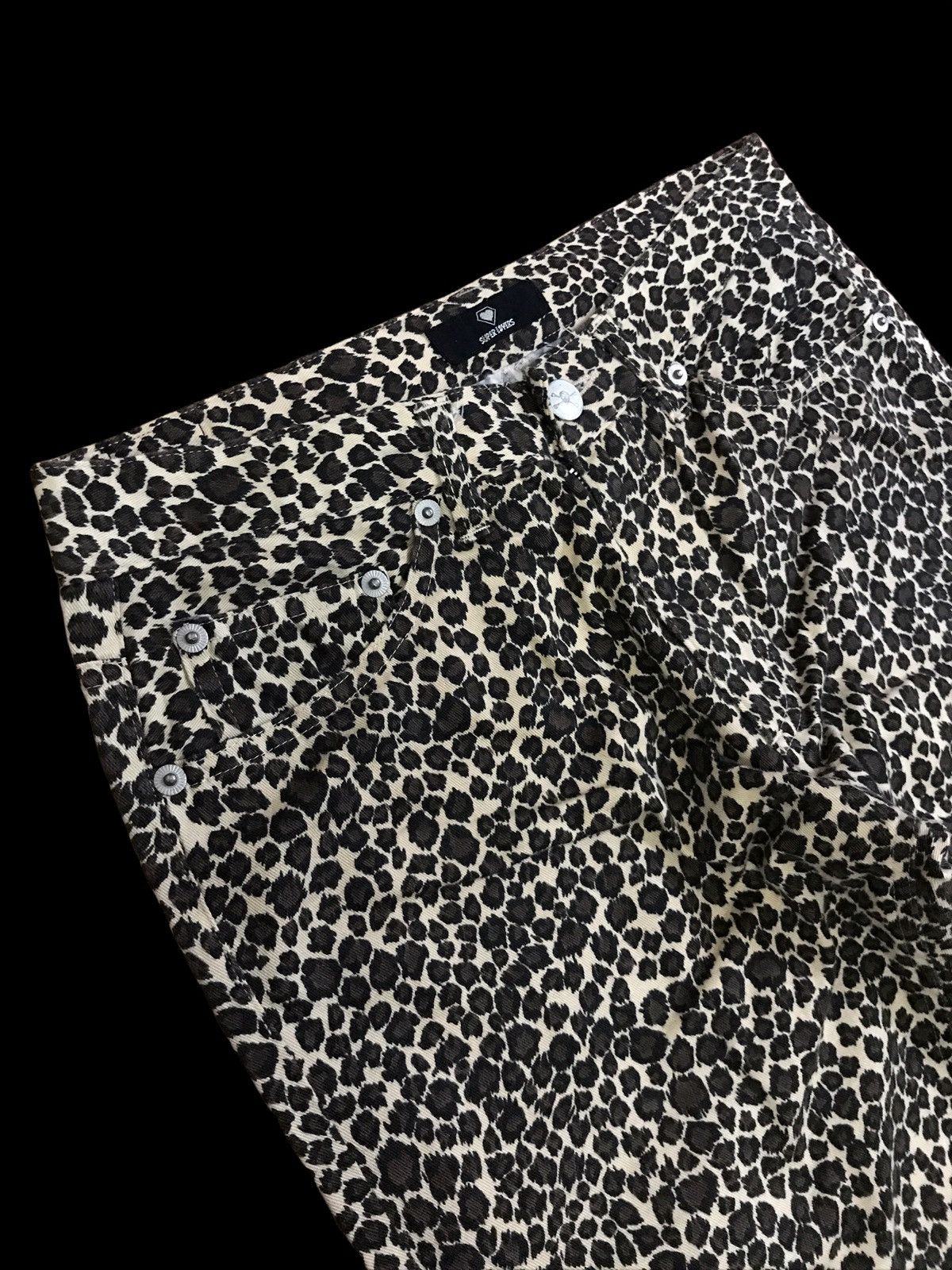 image of Lovers Rock Superlover Leopard Pants, Men's (Size 26)