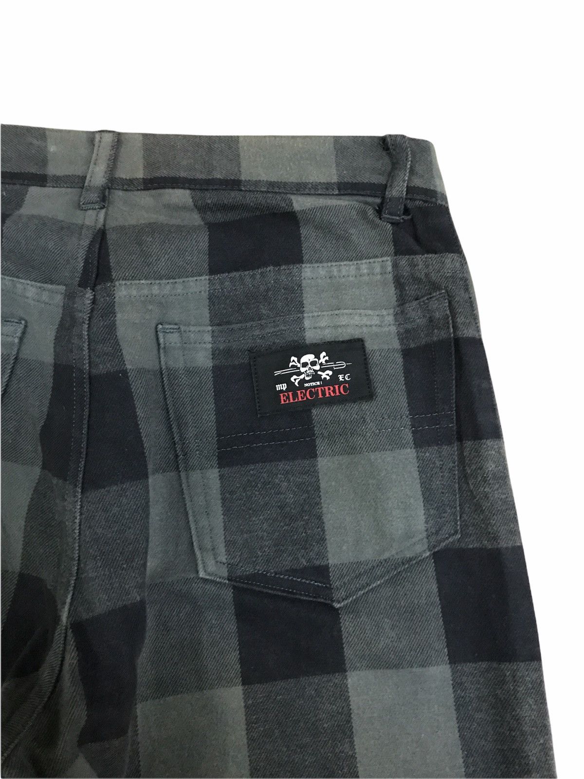 Japanese Brand Electric Japan Checkered Pants Size US 27 - 3 Thumbnail