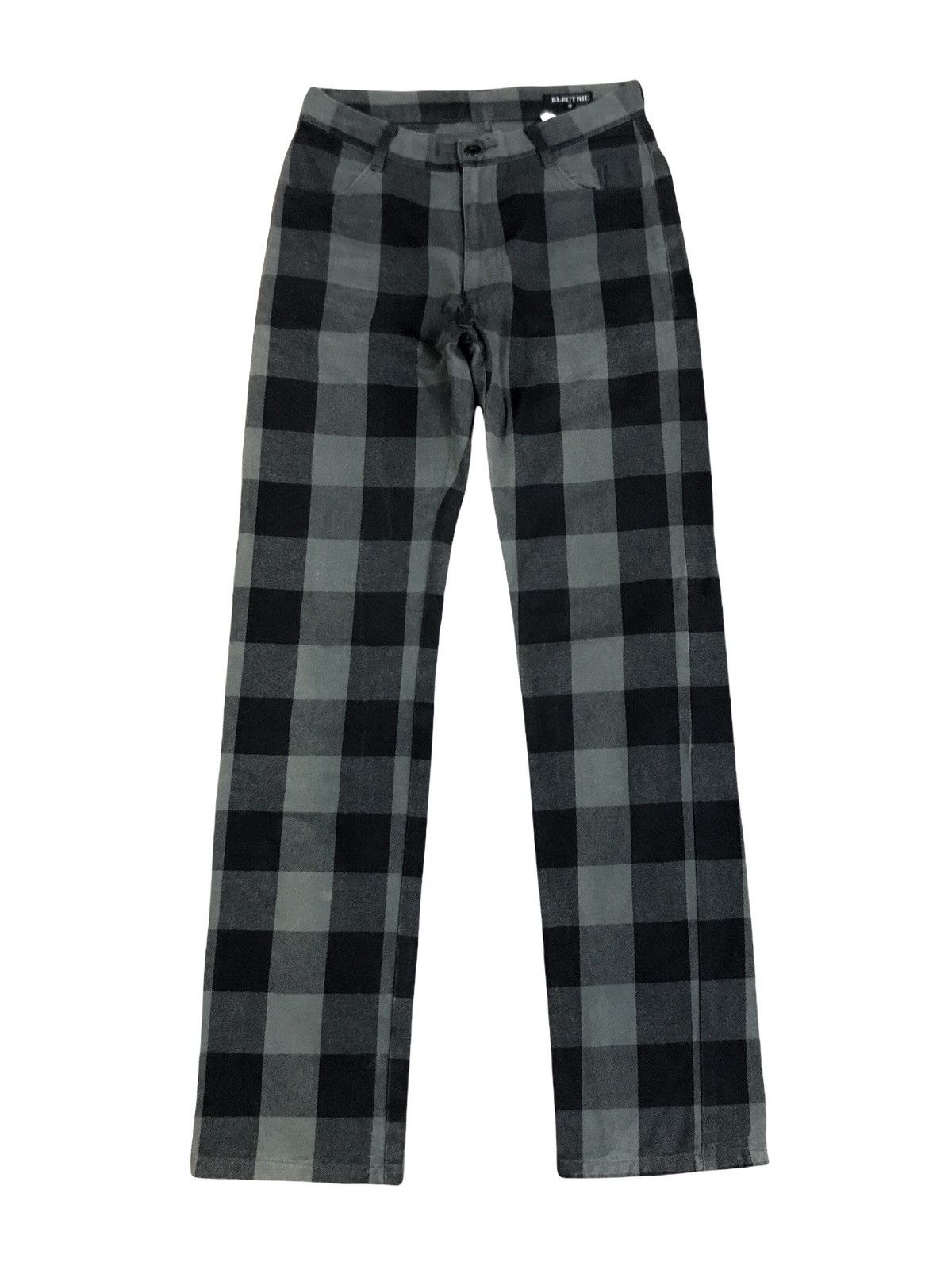 image of Electric Japan Checkered Pants in Black/Grey, Men's (Size 27)