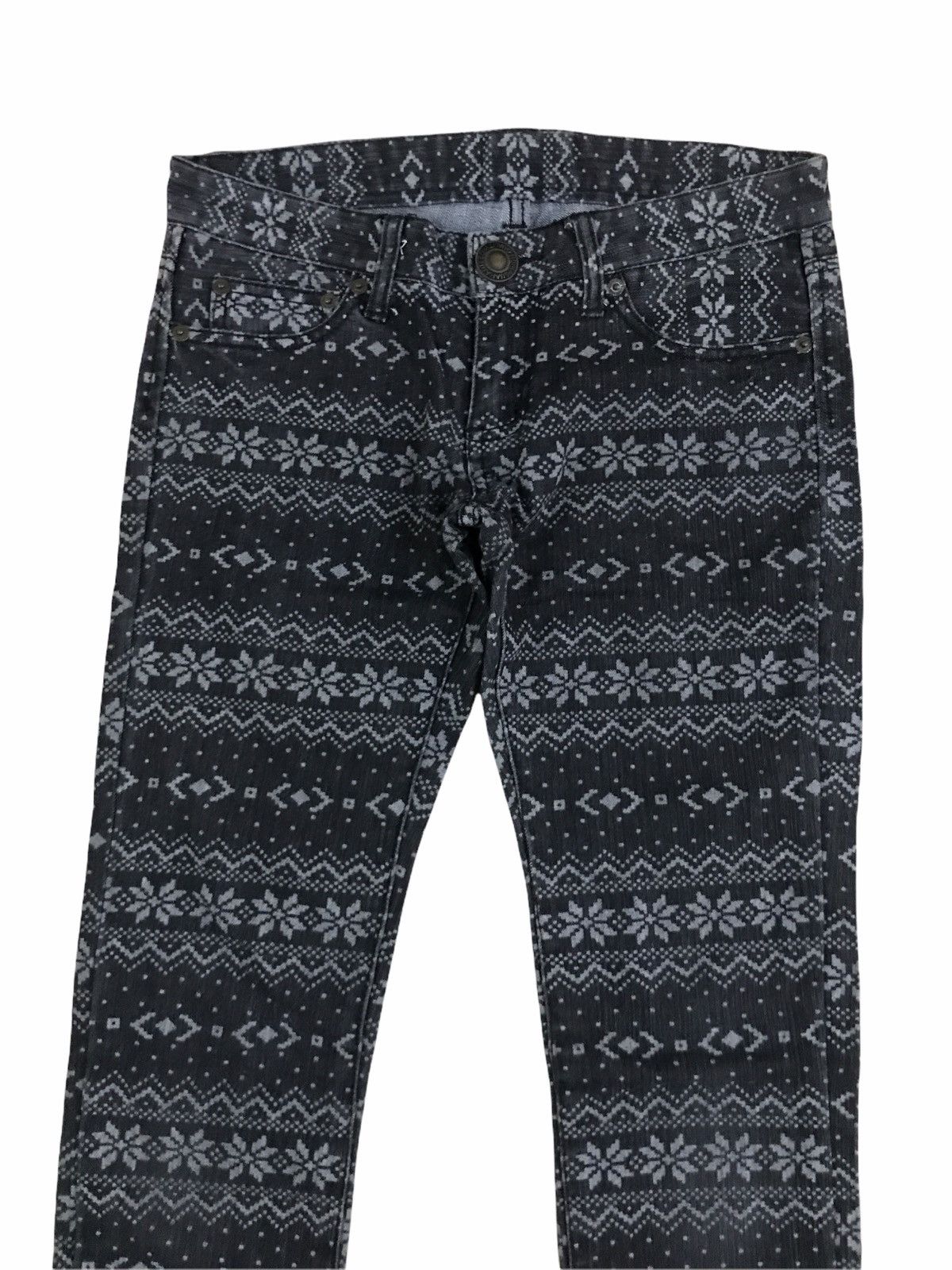 Japanese Brand Japanese Brand Grazie Bandana Jeans All Overprint Size US 28 / EU 44 - 4 Thumbnail