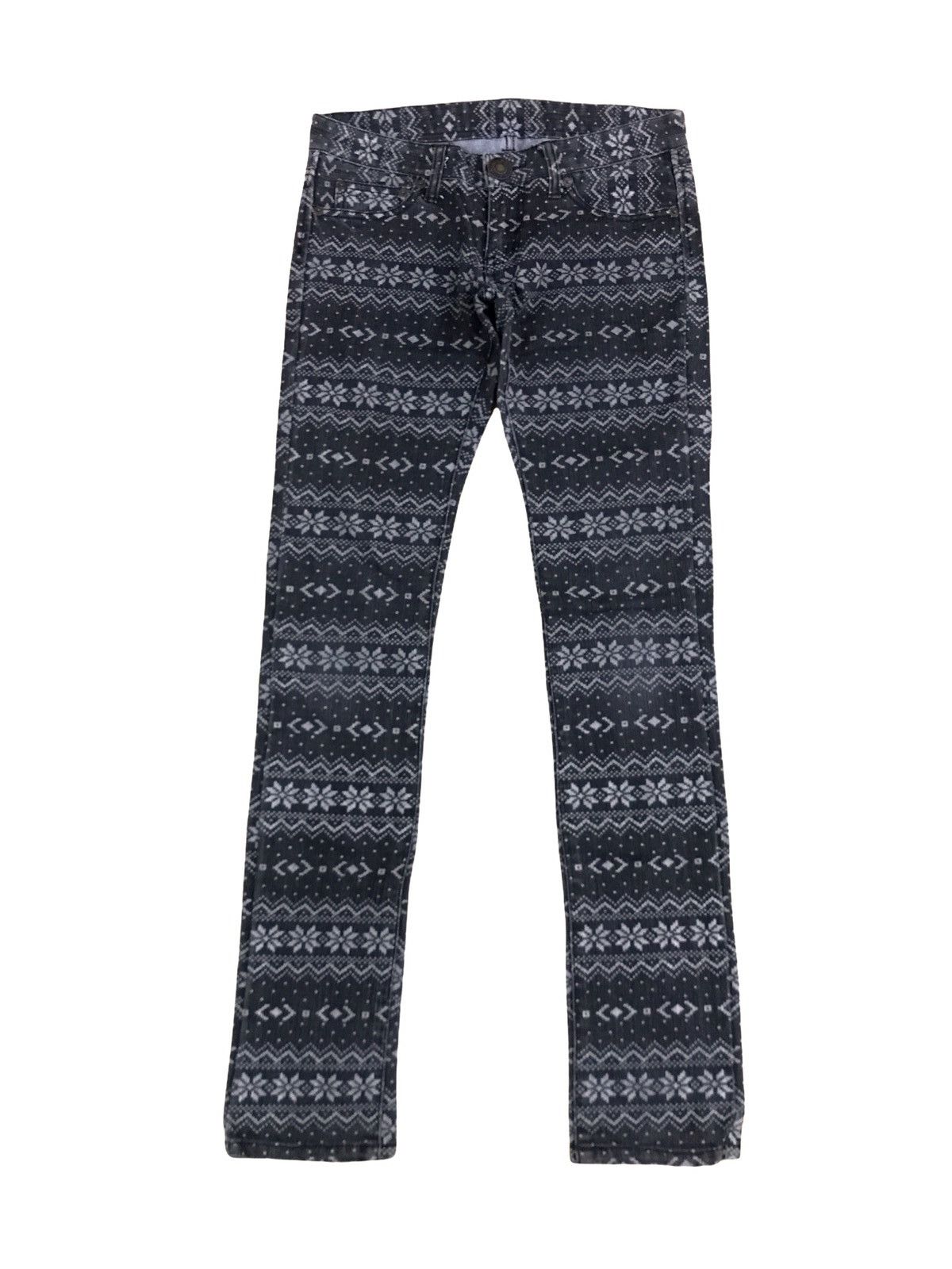 Japanese Brand Japanese Brand Grazie Bandana Jeans All Overprint Size US 28 / EU 44 - 2 Thumbnail