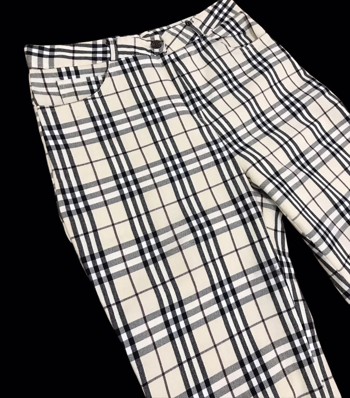 Japanese Brand Japanese Brand Nova Check Bootcut Pants Burberry Style Size US 26 / EU 42 - 1 Thumbnail