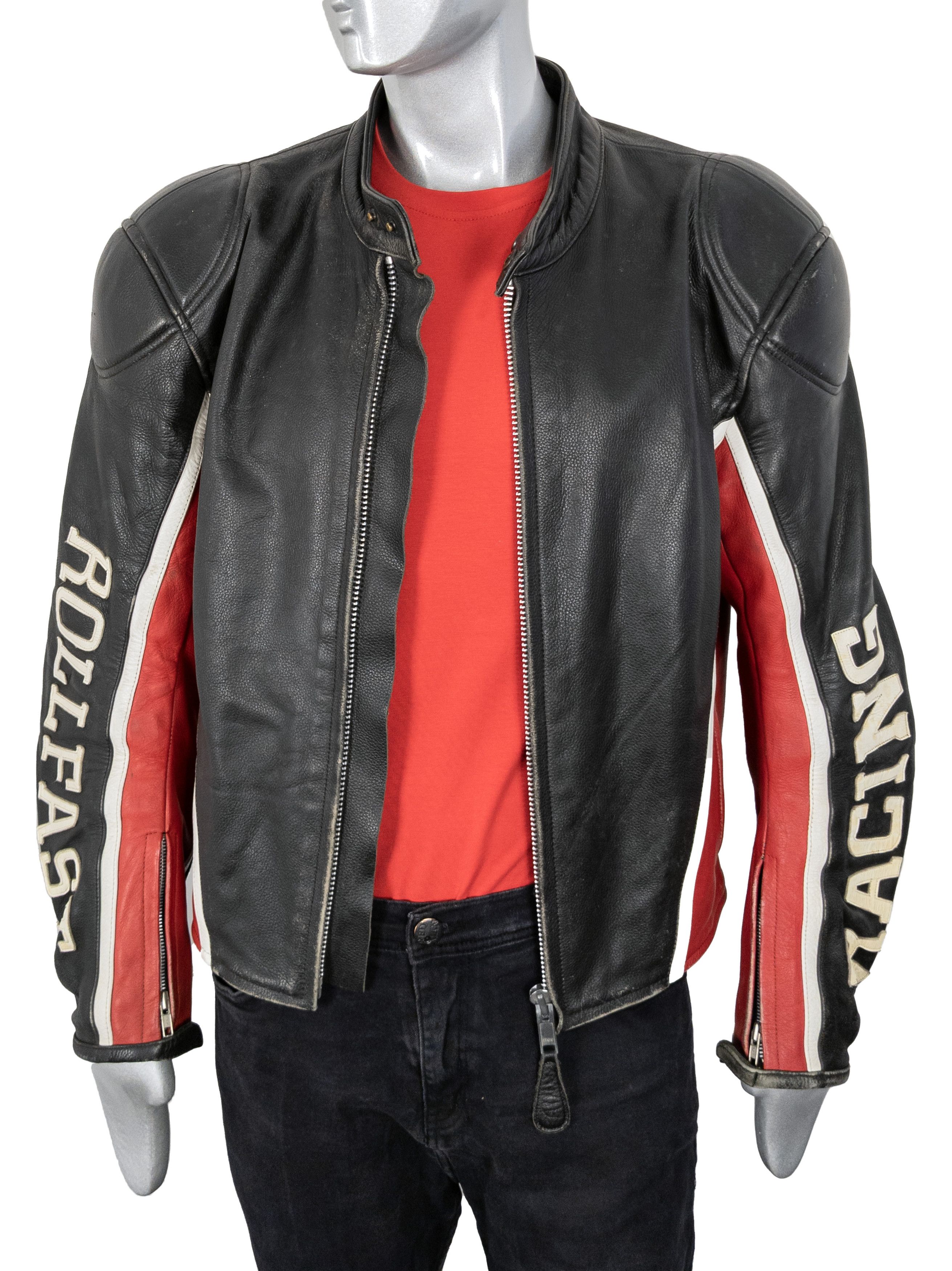 Vintage Rare Vintage Motorcycle Racing Leather Jacket Size US L / EU 52-54 / 3 - 6 Thumbnail