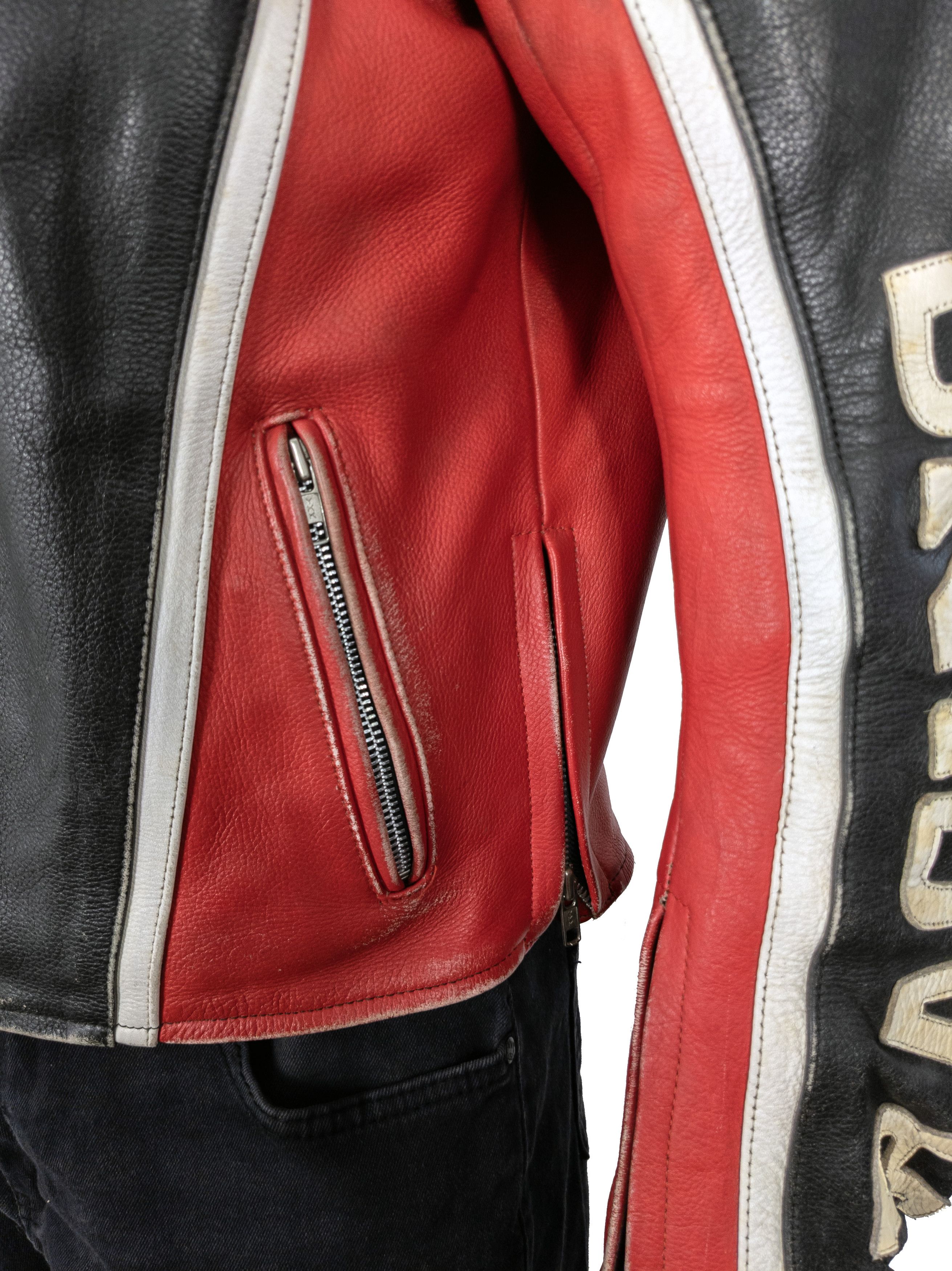 Vintage Rare Vintage Motorcycle Racing Leather Jacket Size US L / EU 52-54 / 3 - 14 Thumbnail