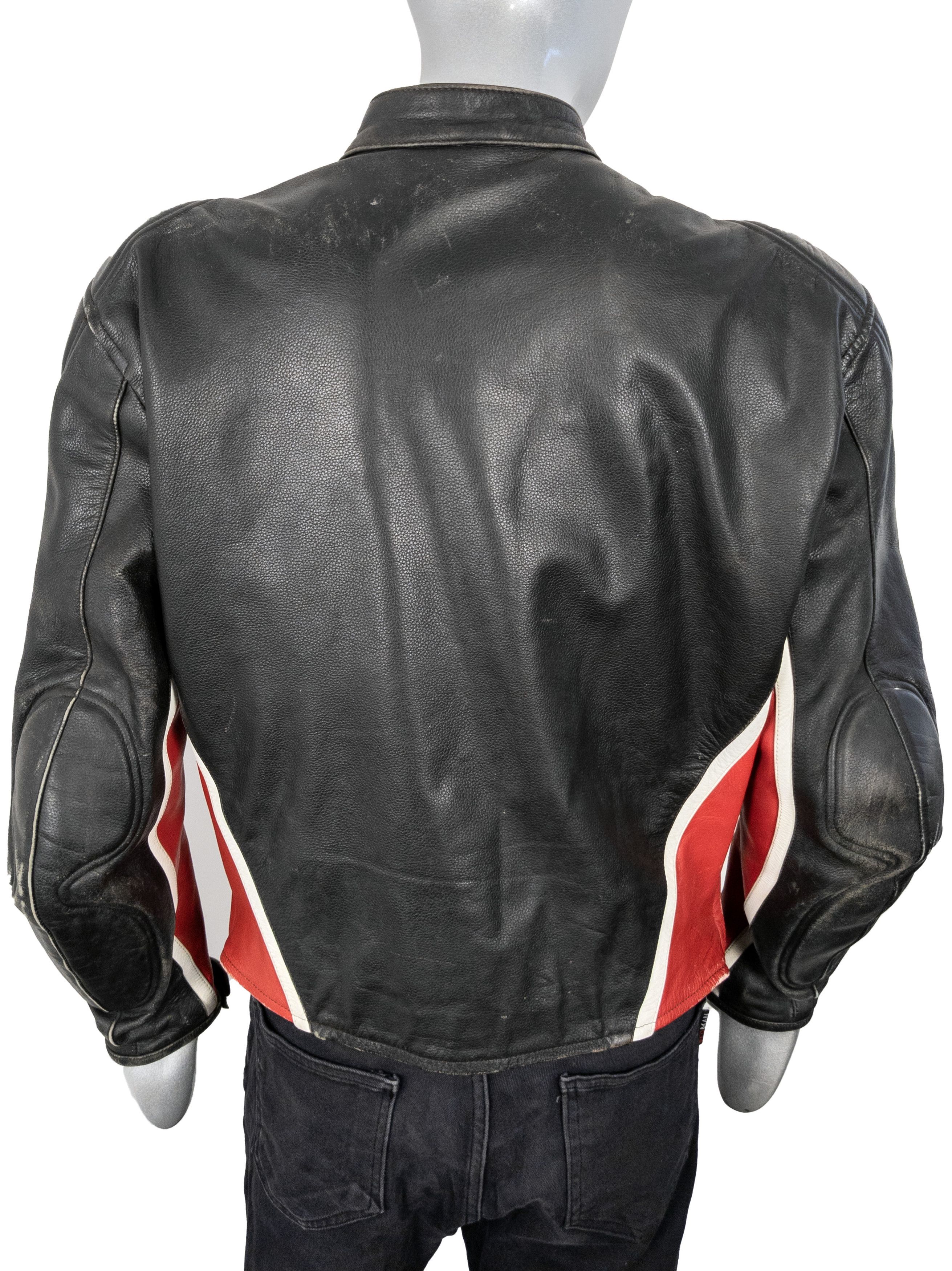 Vintage Rare Vintage Motorcycle Racing Leather Jacket Size US L / EU 52-54 / 3 - 10 Thumbnail