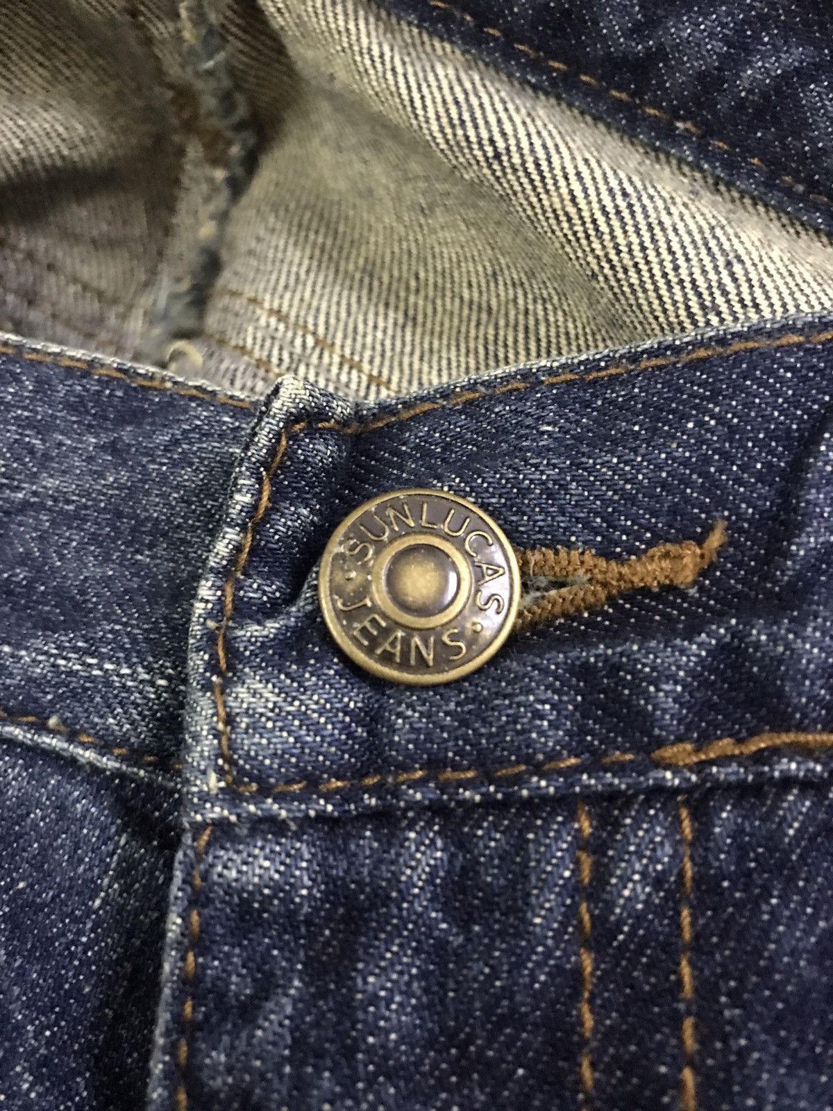 Japanese Brand Japanese Brand Sun Lucas Distressed Embroidered Skull Jeans Size US 30 / EU 46 - 9 Thumbnail