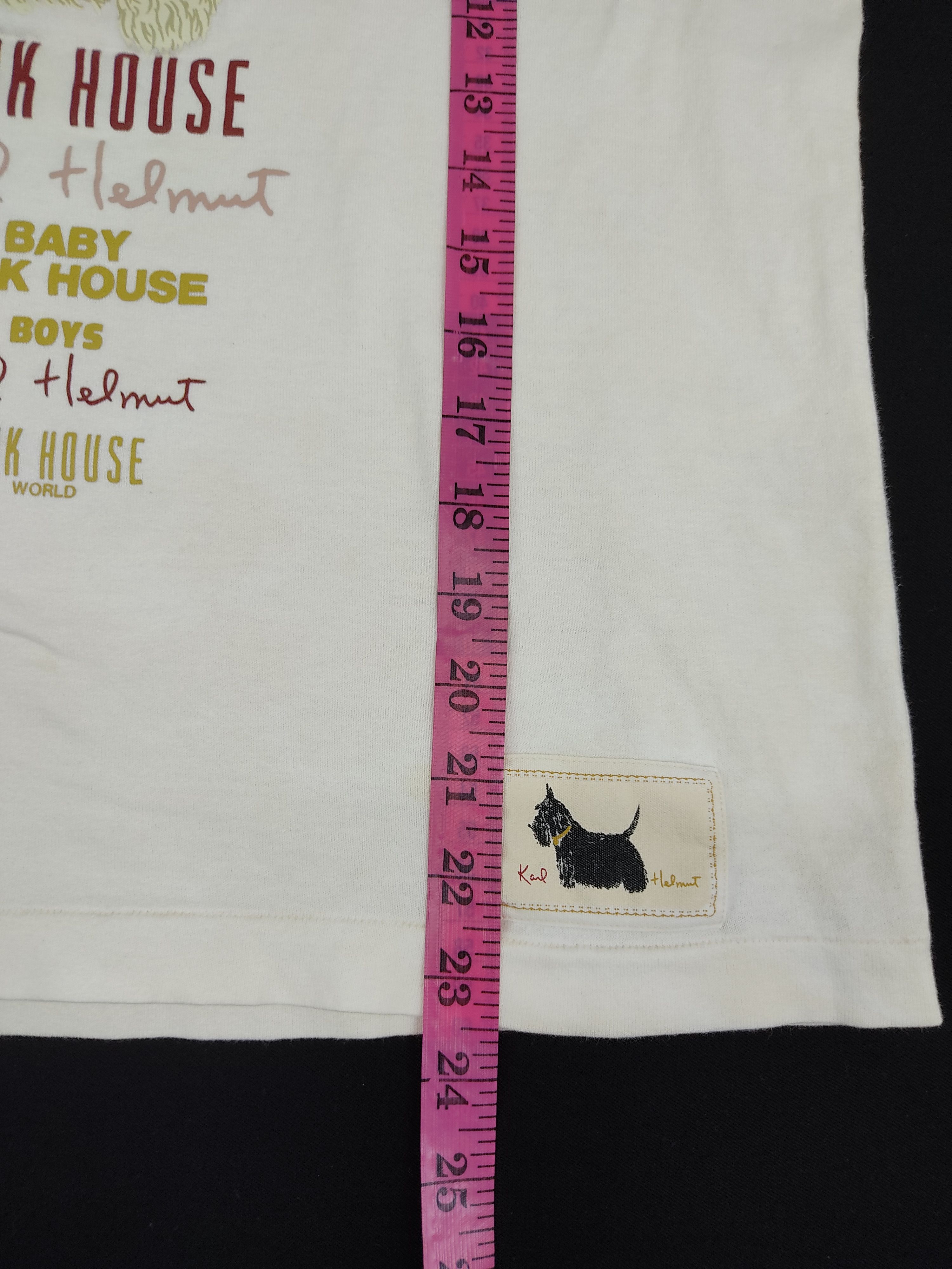 Japanese Brand 90s Karl Helmut Pink House Designer Keith Tee Size S / US 4 / IT 40 - 5 Thumbnail