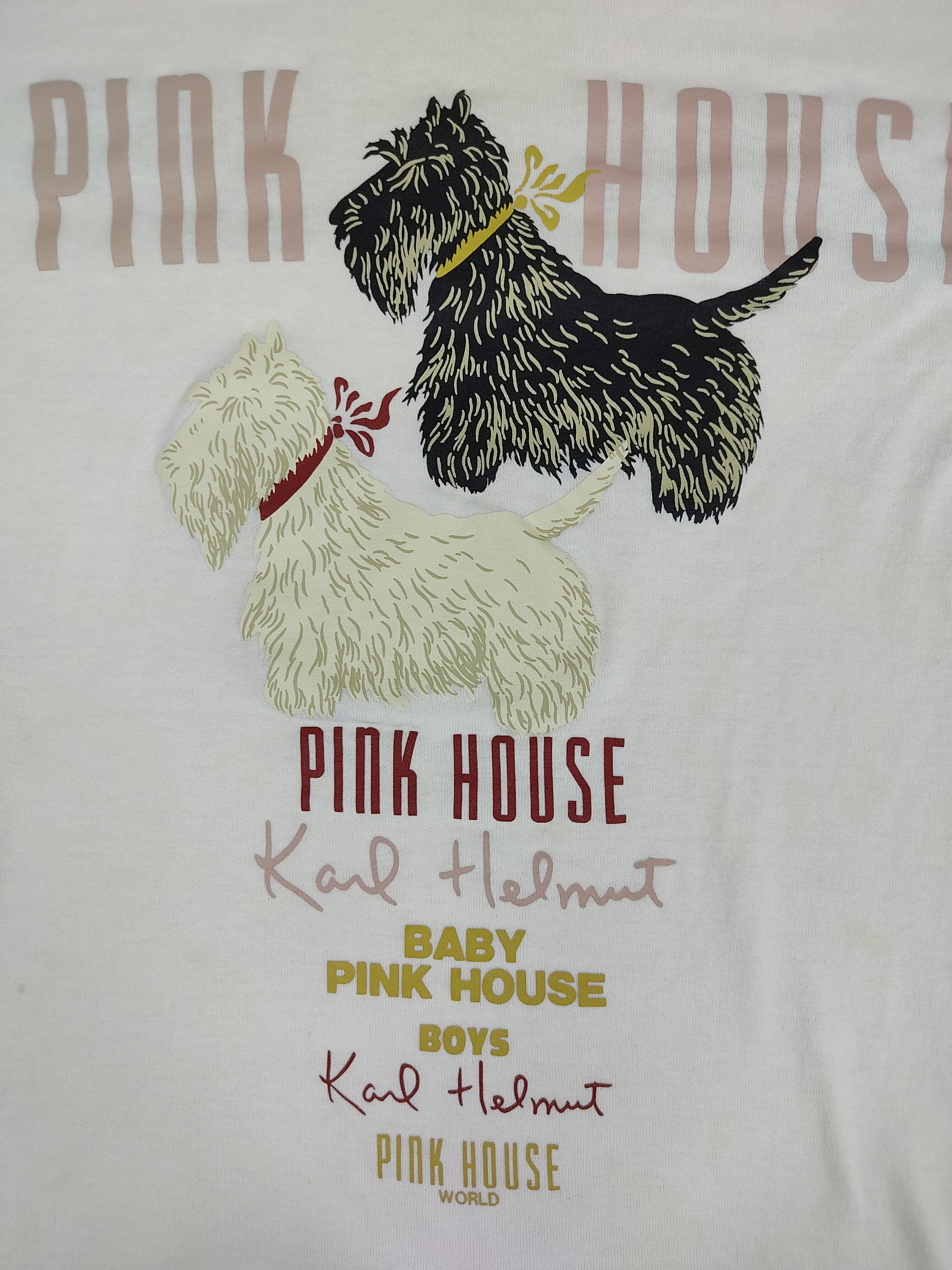 Japanese Brand 90s Karl Helmut Pink House Designer Keith Tee Size S / US 4 / IT 40 - 2 Thumbnail