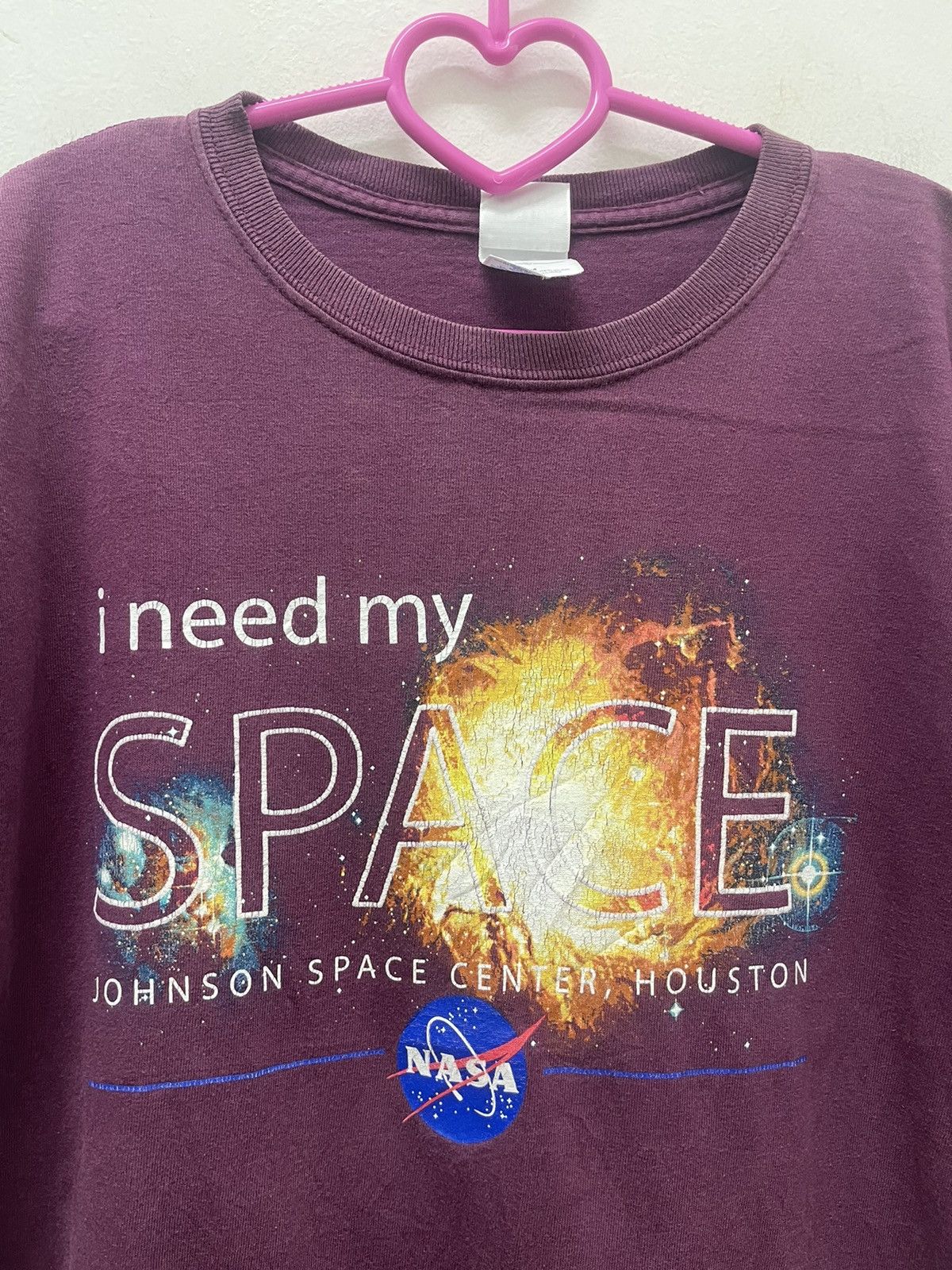 NASA Rare Vintage NASA Johnson Space Center I NEED MY SPACE Tee Size US M / EU 48-50 / 2 - 2 Thumbnail