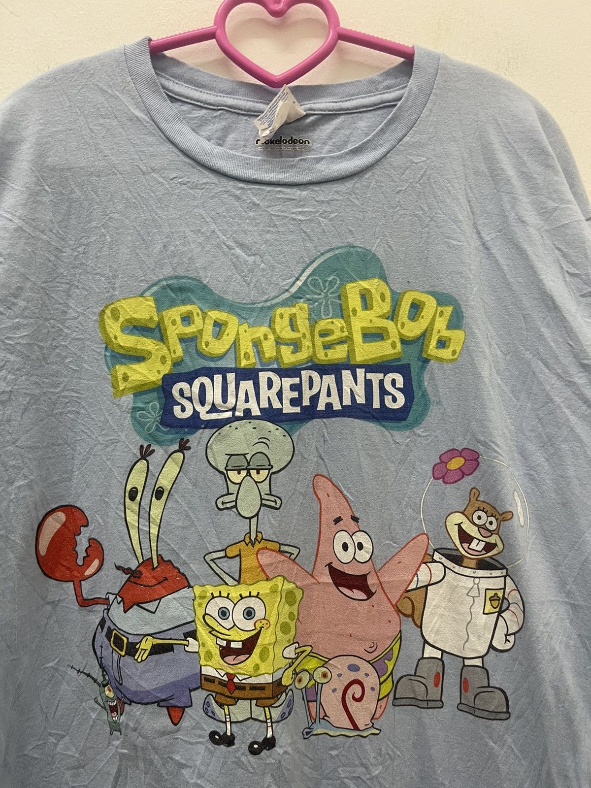 Cartoon Network Rare SPONGEBOB SQUAREPANTS Nickelodeon Cartoon Tee Size US M / EU 48-50 / 2 - 2 Thumbnail