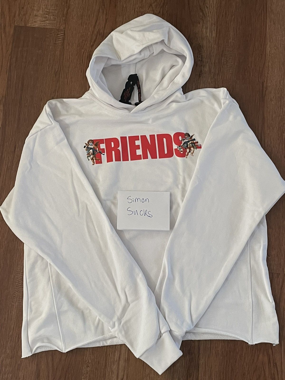 Vlone Vlone Friends Angel Hoodie Size US L / EU 52-54 / 3 - 1 Thumbnail