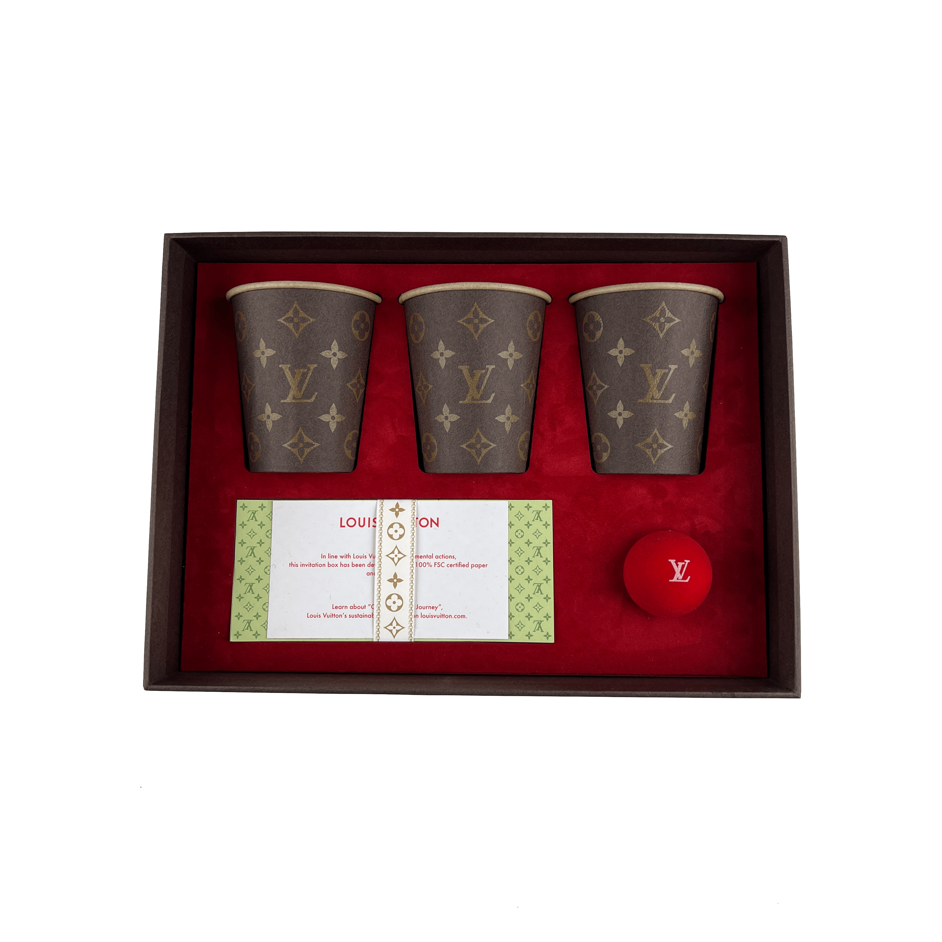 Louis Vuitton Louis Vuitton SS22 Show Invitation Beer Pong Cup & Ball Game Size ONE SIZE - 2 Thumbnail