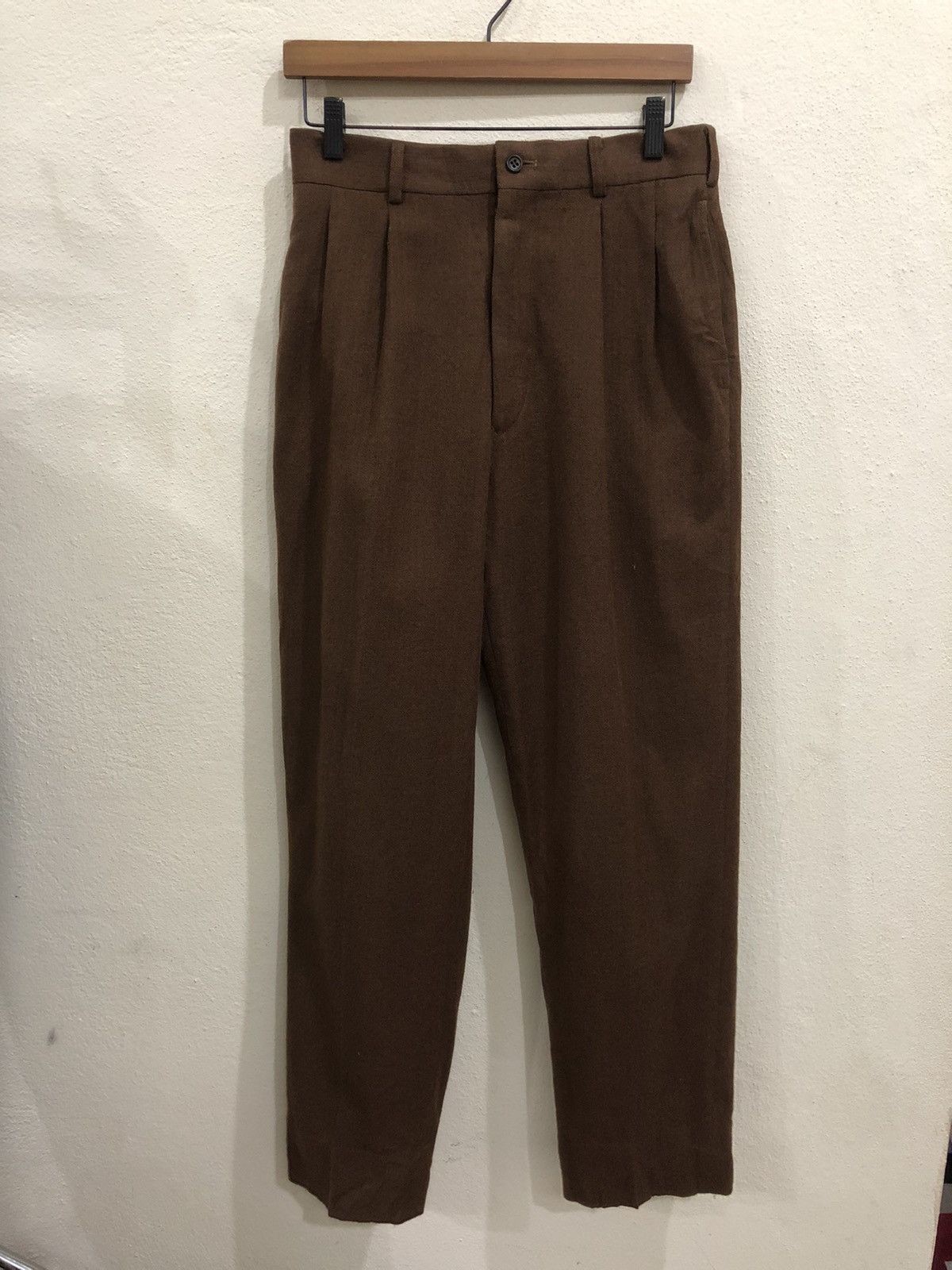 Japanese Brand Japanese Brand Koichi Nagata Wool Casual Pant Size US 29 - 2 Thumbnail