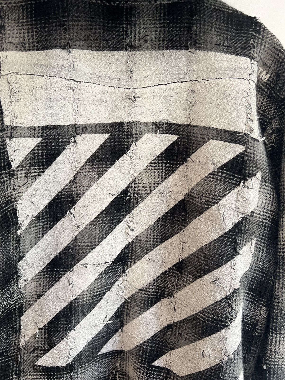 Off-White OFF WHITE DIAGONAL FLANNEL HOODED Size US M / EU 48-50 / 2 - 9 Thumbnail
