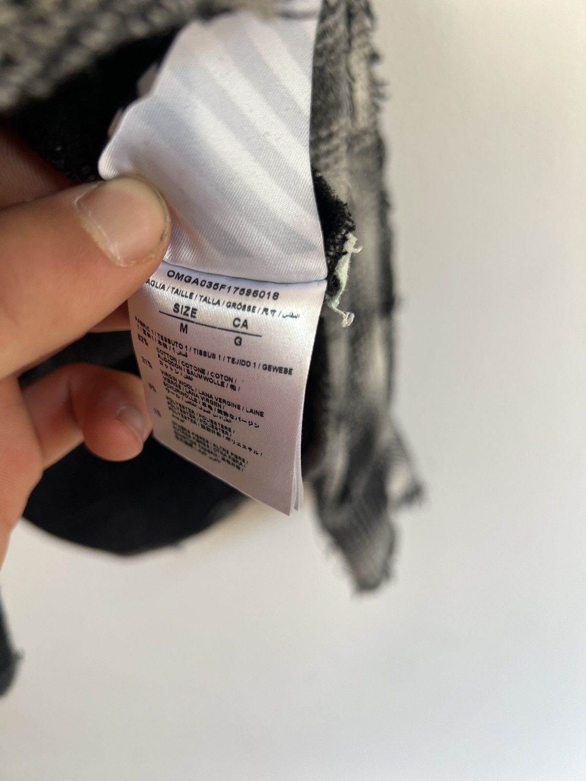 Off-White OFF WHITE DIAGONAL FLANNEL HOODED Size US M / EU 48-50 / 2 - 13 Thumbnail