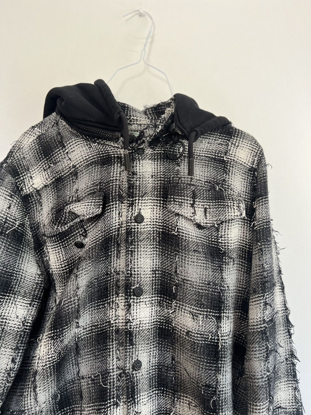 Off-White OFF WHITE DIAGONAL FLANNEL HOODED Size US M / EU 48-50 / 2 - 5 Thumbnail