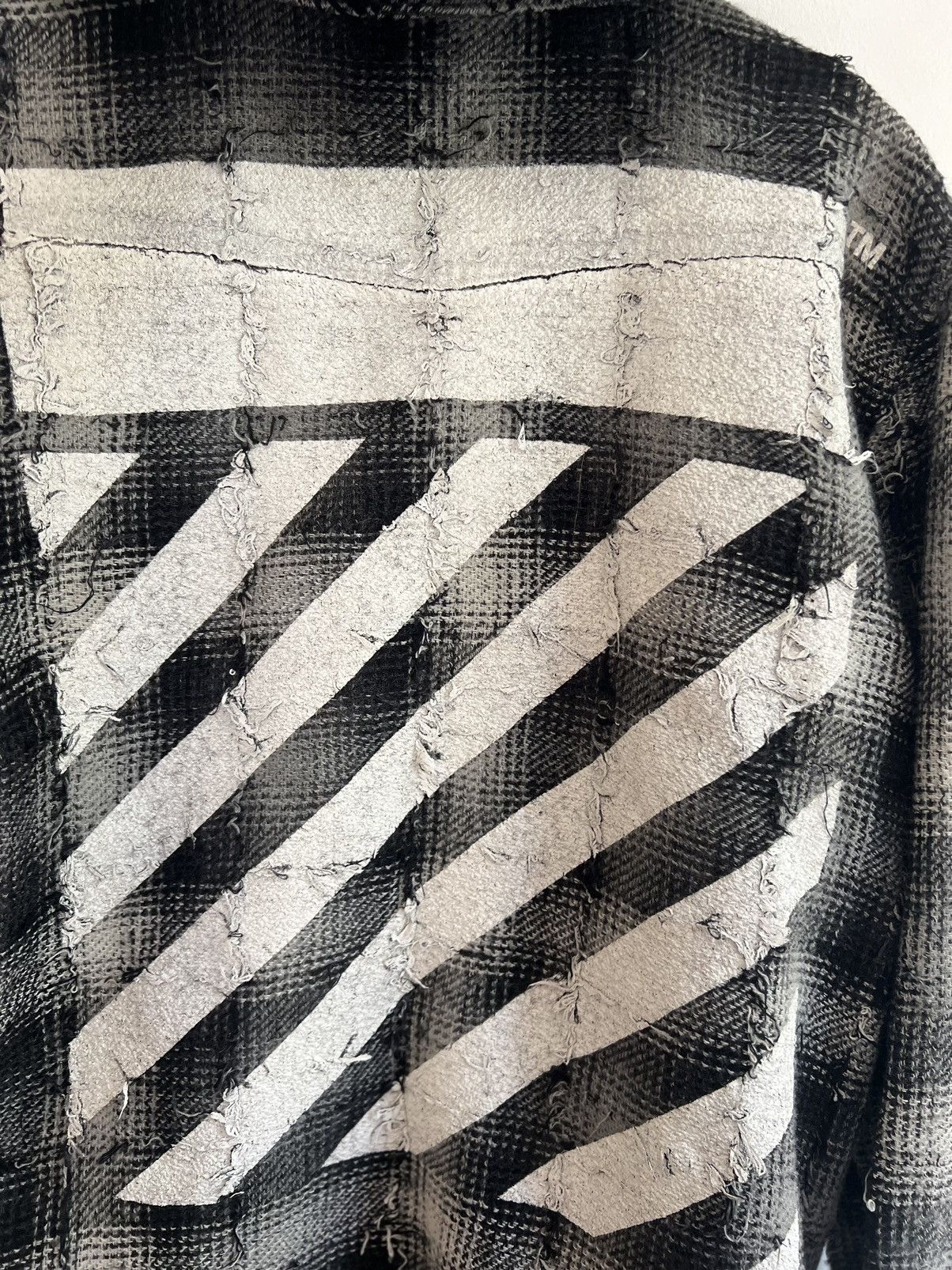 Off-White OFF WHITE DIAGONAL FLANNEL HOODED Size US M / EU 48-50 / 2 - 8 Thumbnail