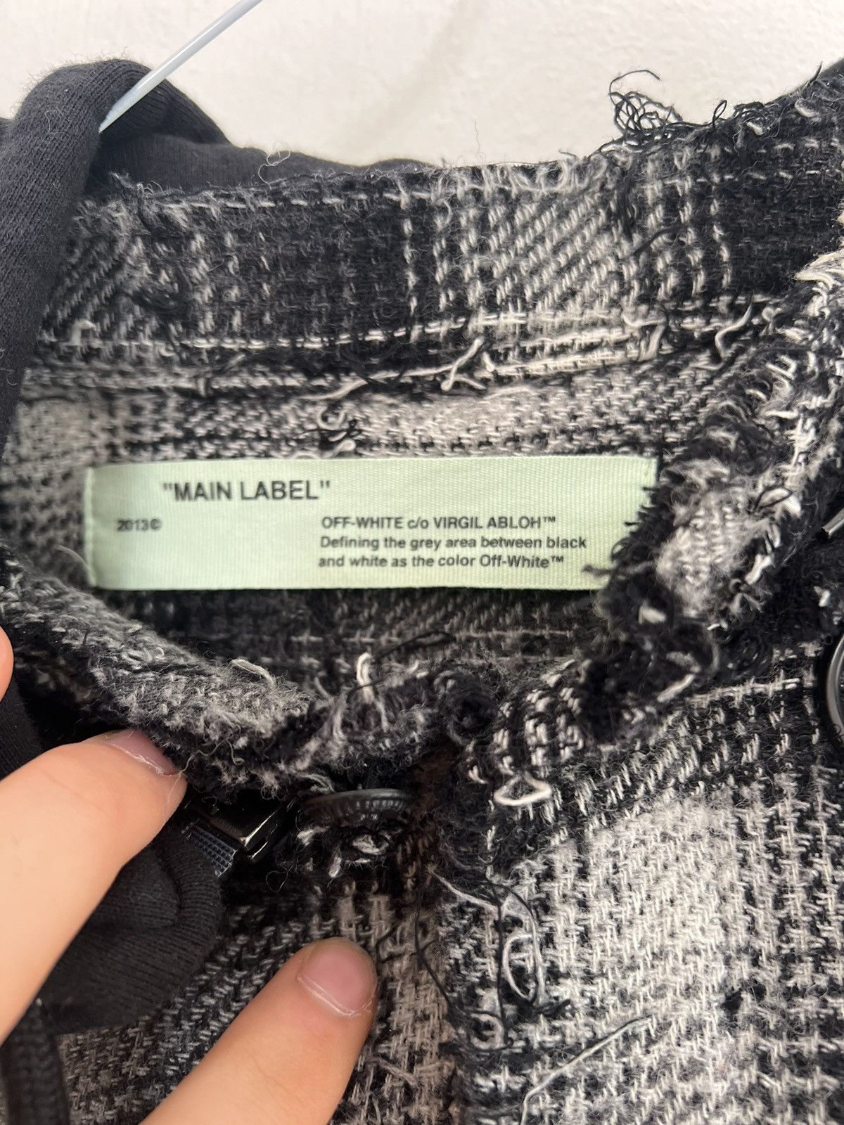 Off-White OFF WHITE DIAGONAL FLANNEL HOODED Size US M / EU 48-50 / 2 - 10 Thumbnail