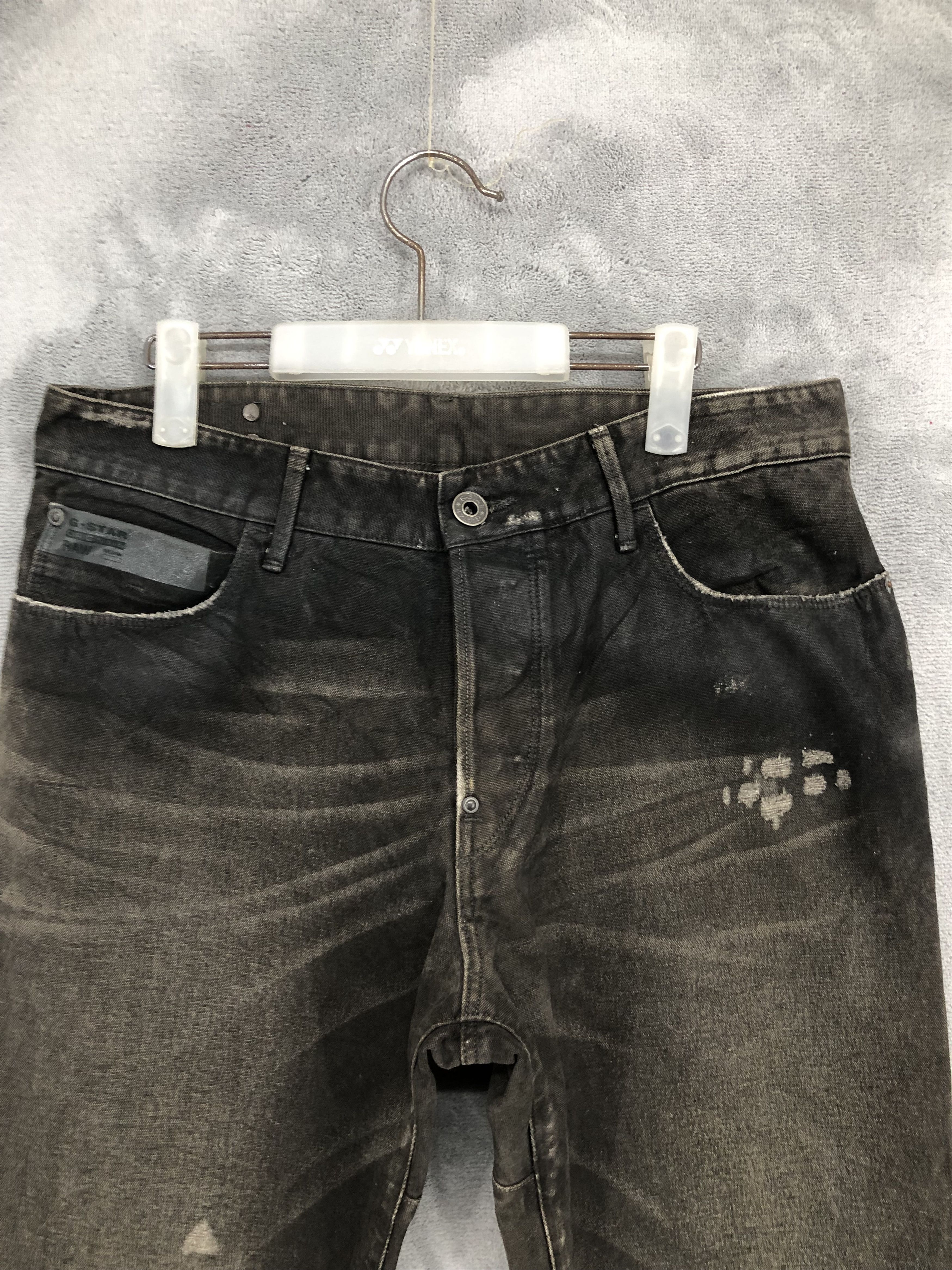 G-Star × Vintage G Star Raw Black Jeans Size US 32 / EU 48 - 3 Thumbnail