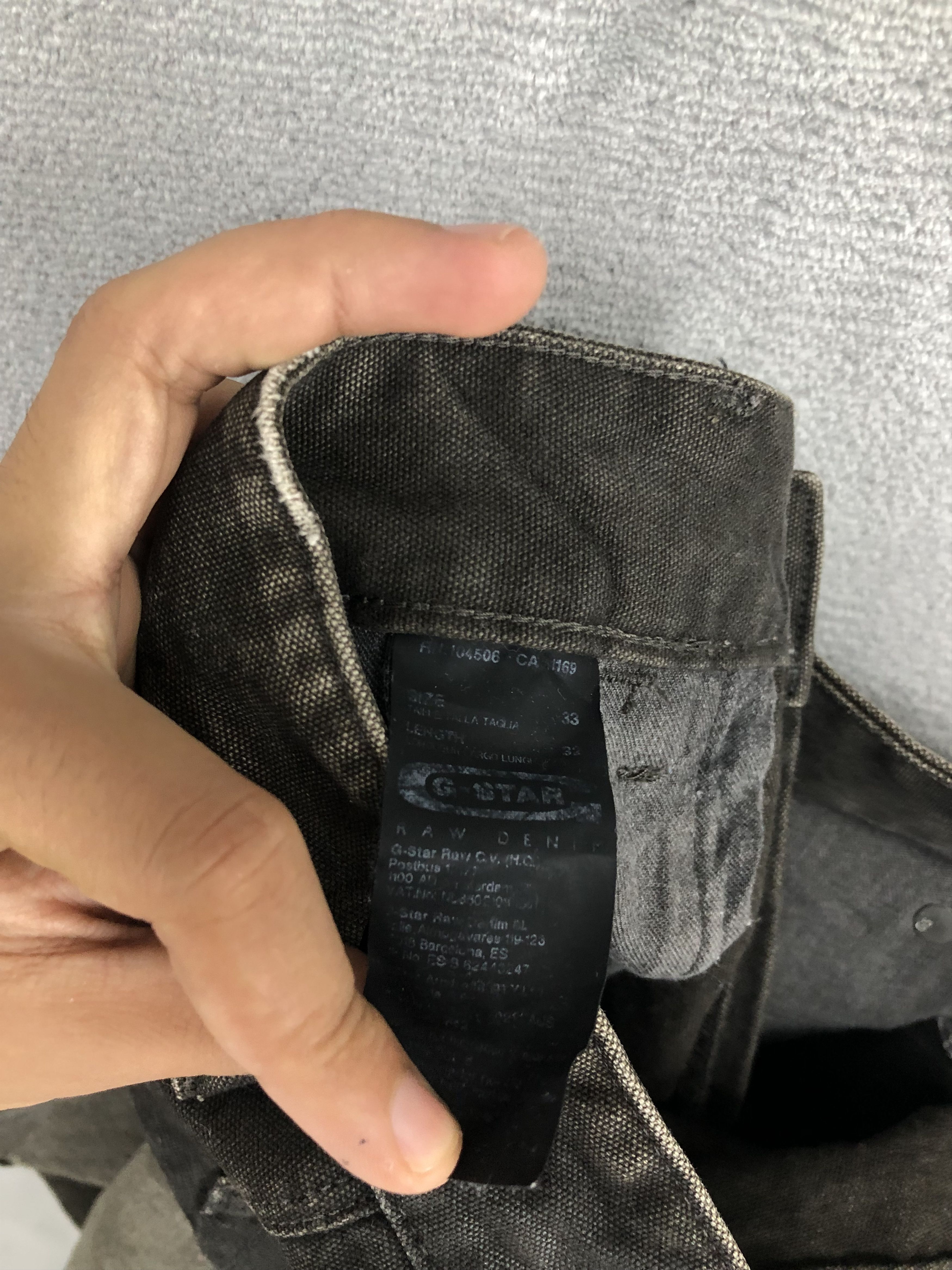 G-Star × Vintage G Star Raw Black Jeans Size US 32 / EU 48 - 9 Thumbnail