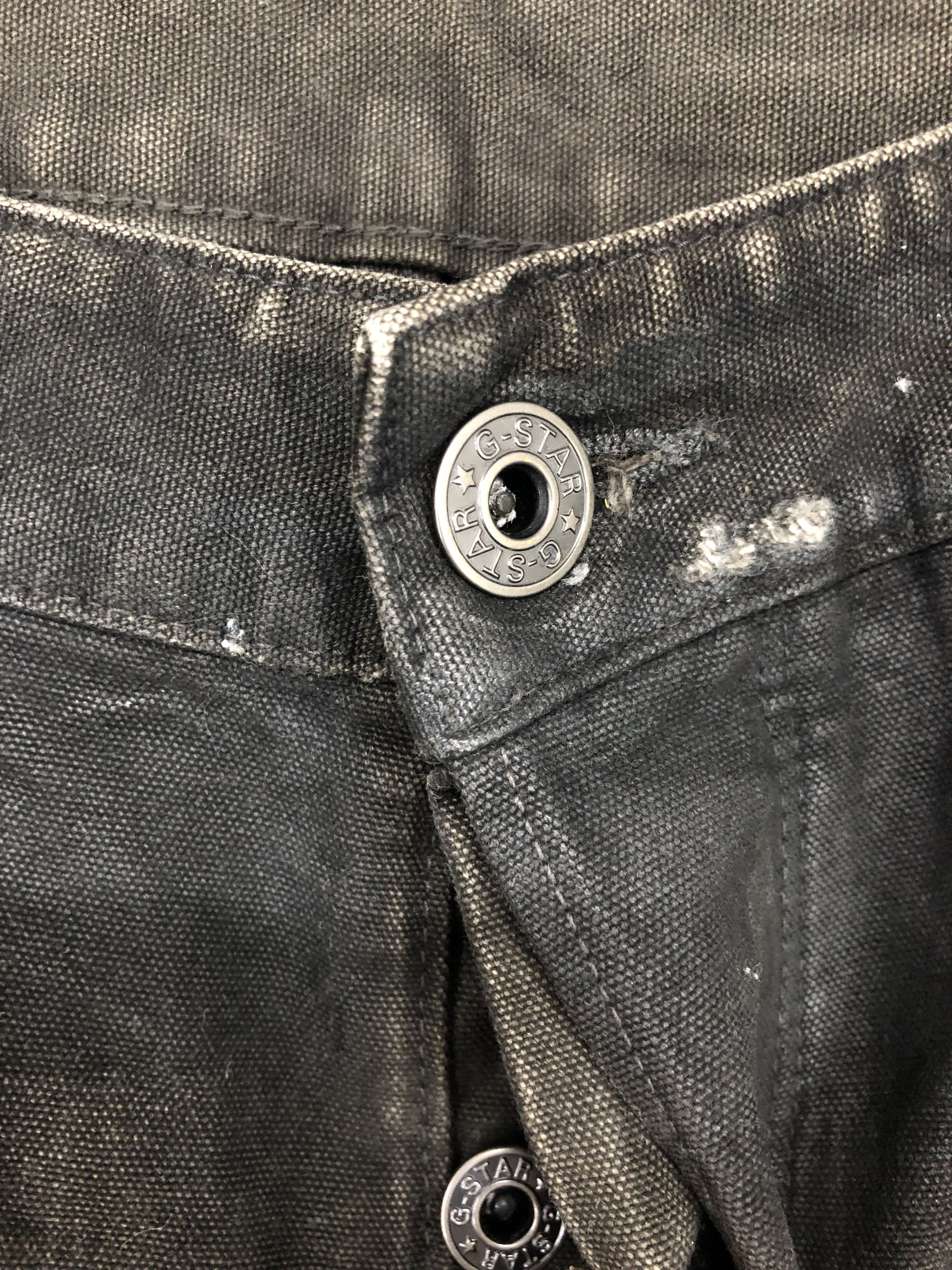G-Star × Vintage G Star Raw Black Jeans Size US 32 / EU 48 - 6 Thumbnail