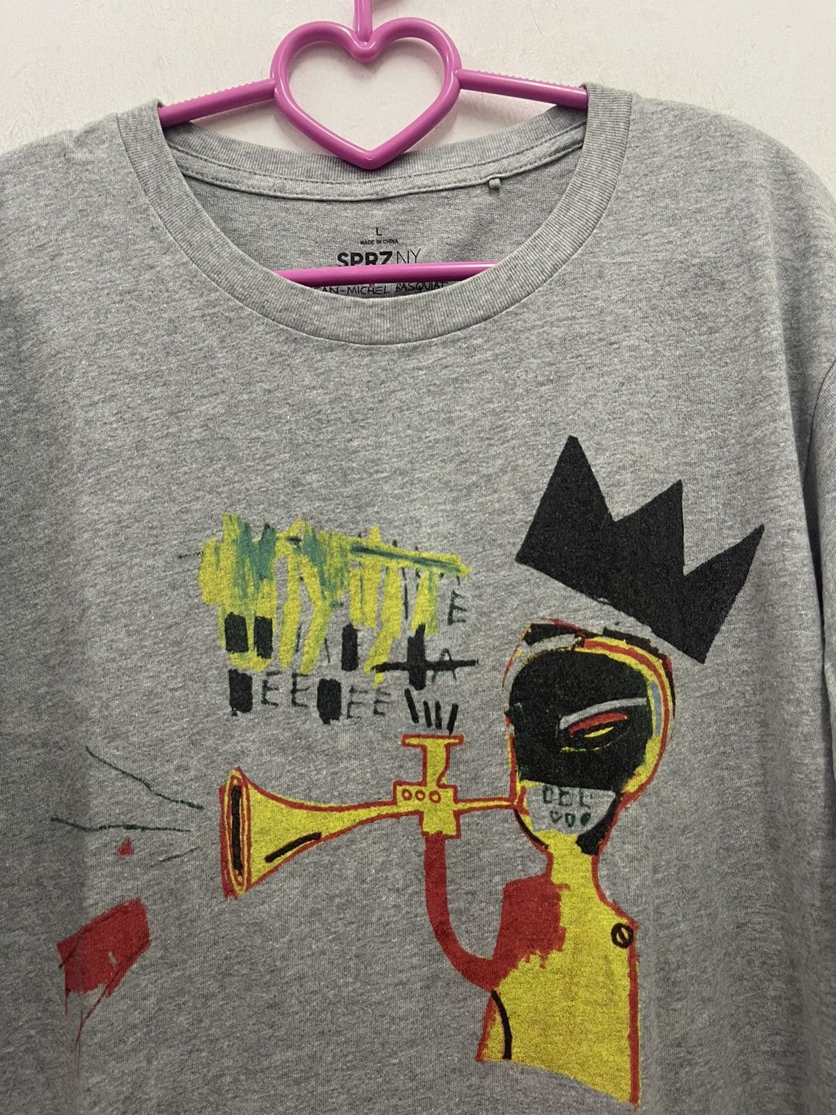 Jean-Michel Basquiat Rare JEAN MICHEL BASQUIAT x Uniqlo Japan Pop Art Tee Size US L / EU 52-54 / 3 - 3 Thumbnail