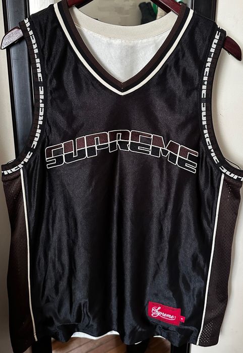 Supreme Reversible Basketball Jersey Black