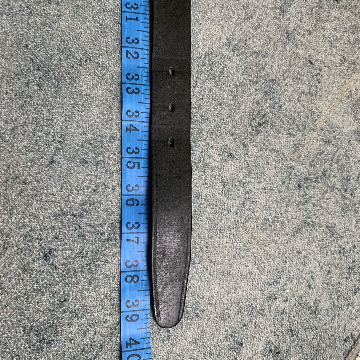 Japanese Brand rare takeo kikuchi casual belts black leather Size ONE SIZE - 8 Thumbnail