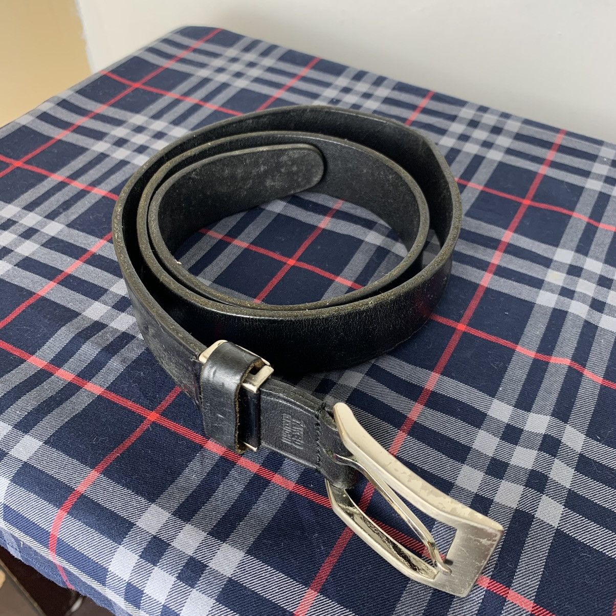 Japanese Brand rare takeo kikuchi casual belts black leather Size ONE SIZE - 4 Thumbnail