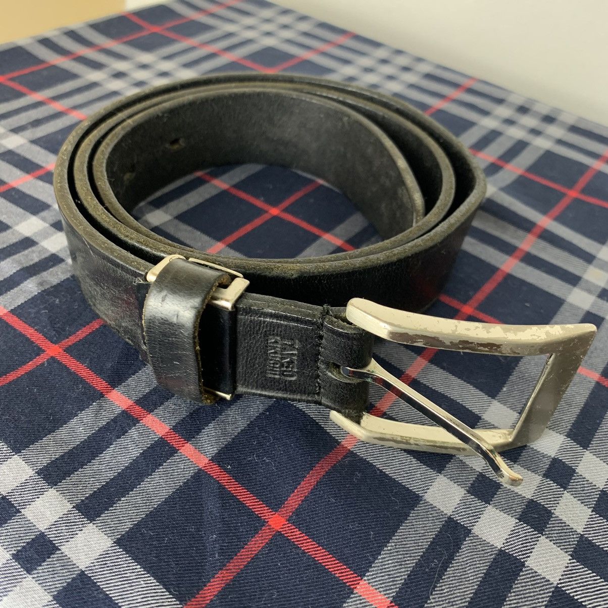 Japanese Brand rare takeo kikuchi casual belts black leather Size ONE SIZE - 7 Thumbnail