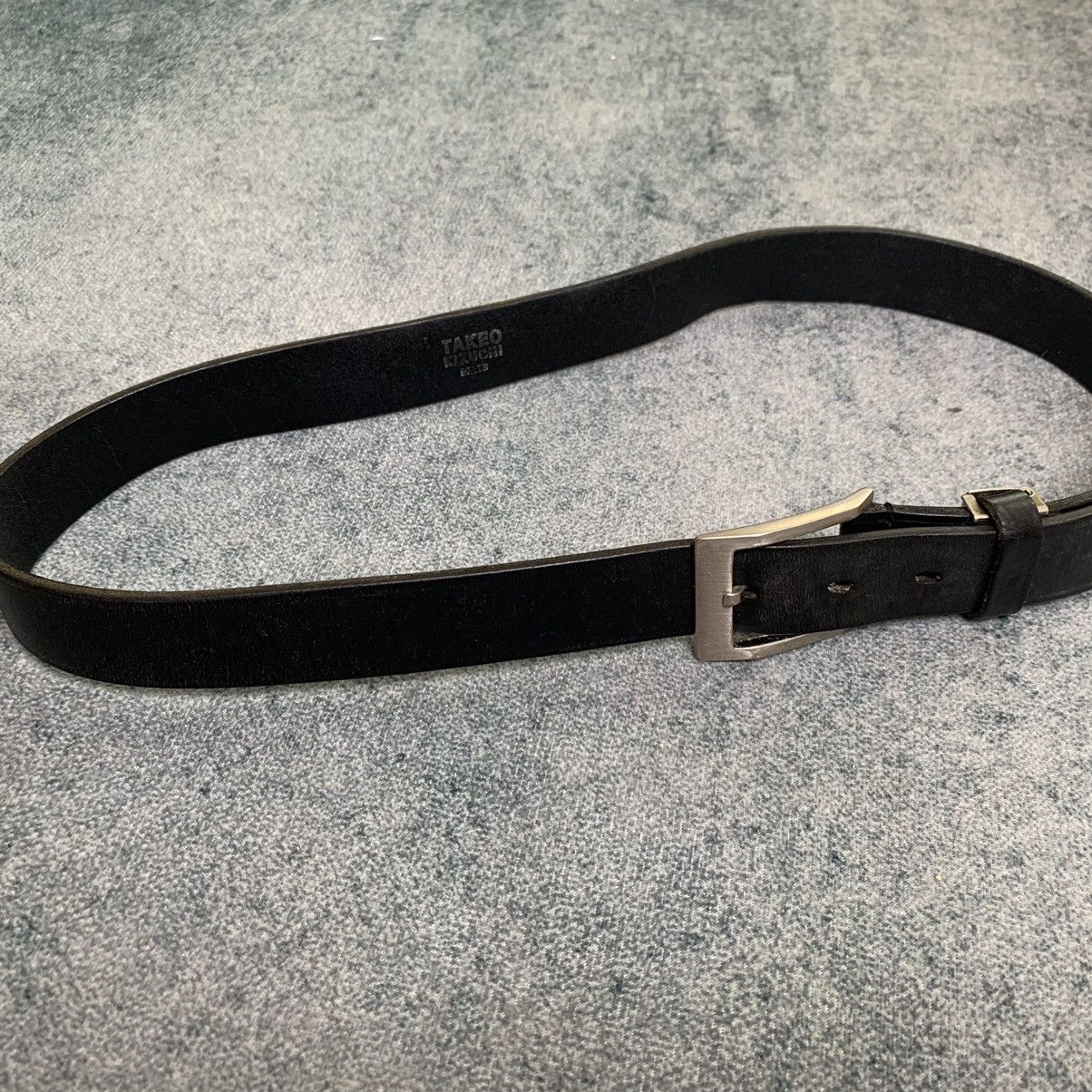 Japanese Brand rare takeo kikuchi casual belts black leather Size ONE SIZE - 9 Thumbnail