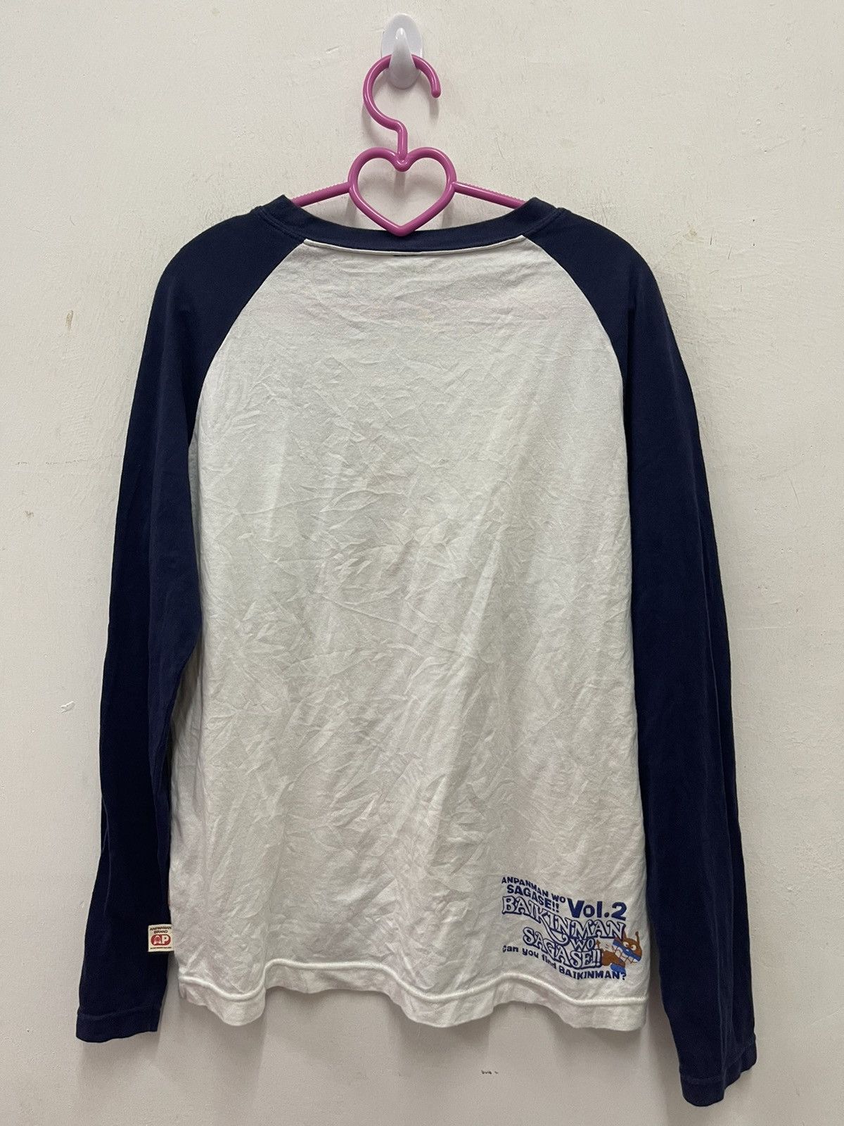 Anime Rare Vintage ANPANMAN Baikinman Wo Sagase Long Sleeve Size US M / EU 48-50 / 2 - 5 Thumbnail