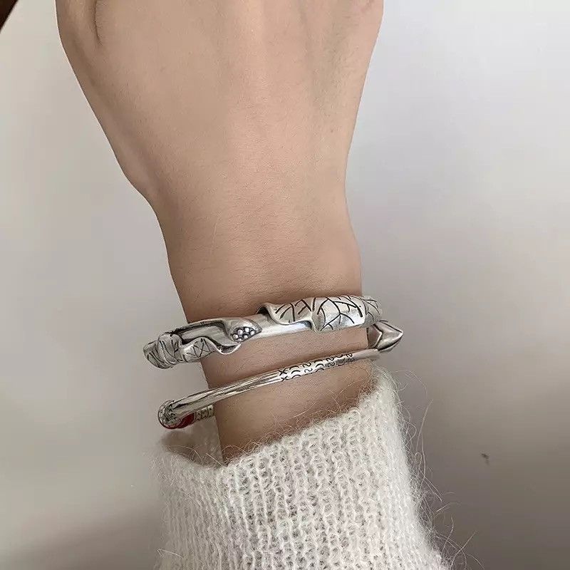 Jewelry Creative Elegant Lotus Bracelet Size ONE SIZE - 4 Thumbnail