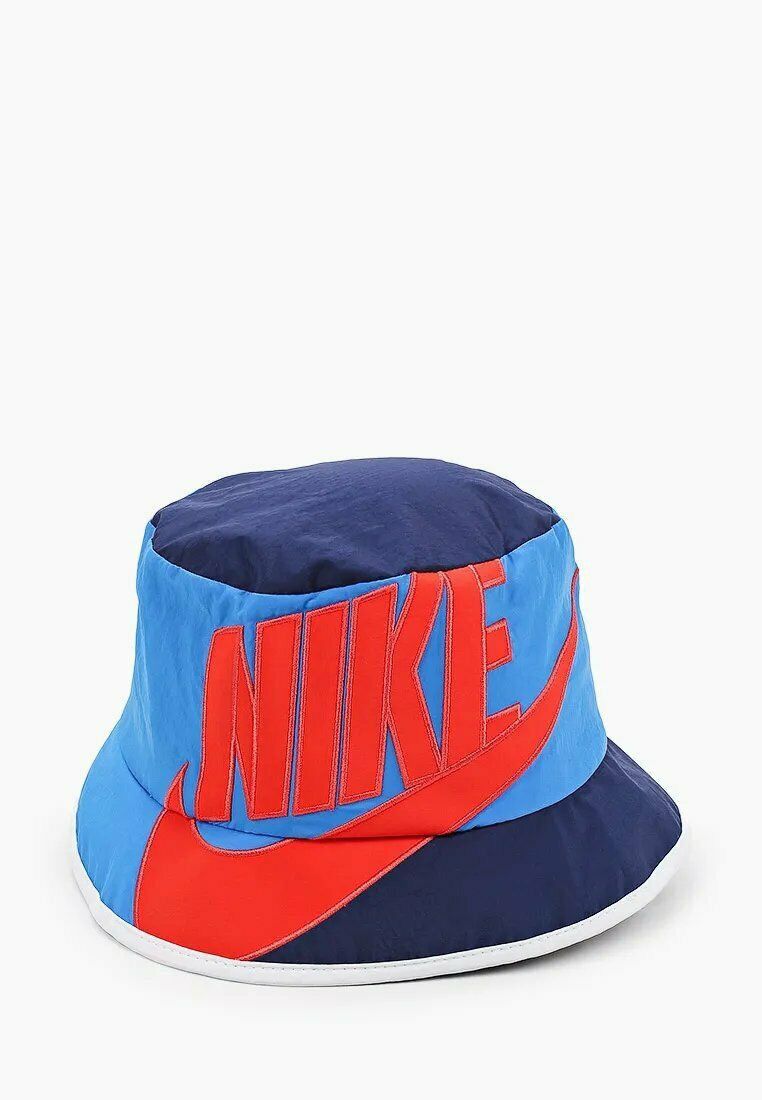 Nike Rare NIKE Swoosh Spell Out Big Logo Bucket Hat Size ONE SIZE - 1 Thumbnail