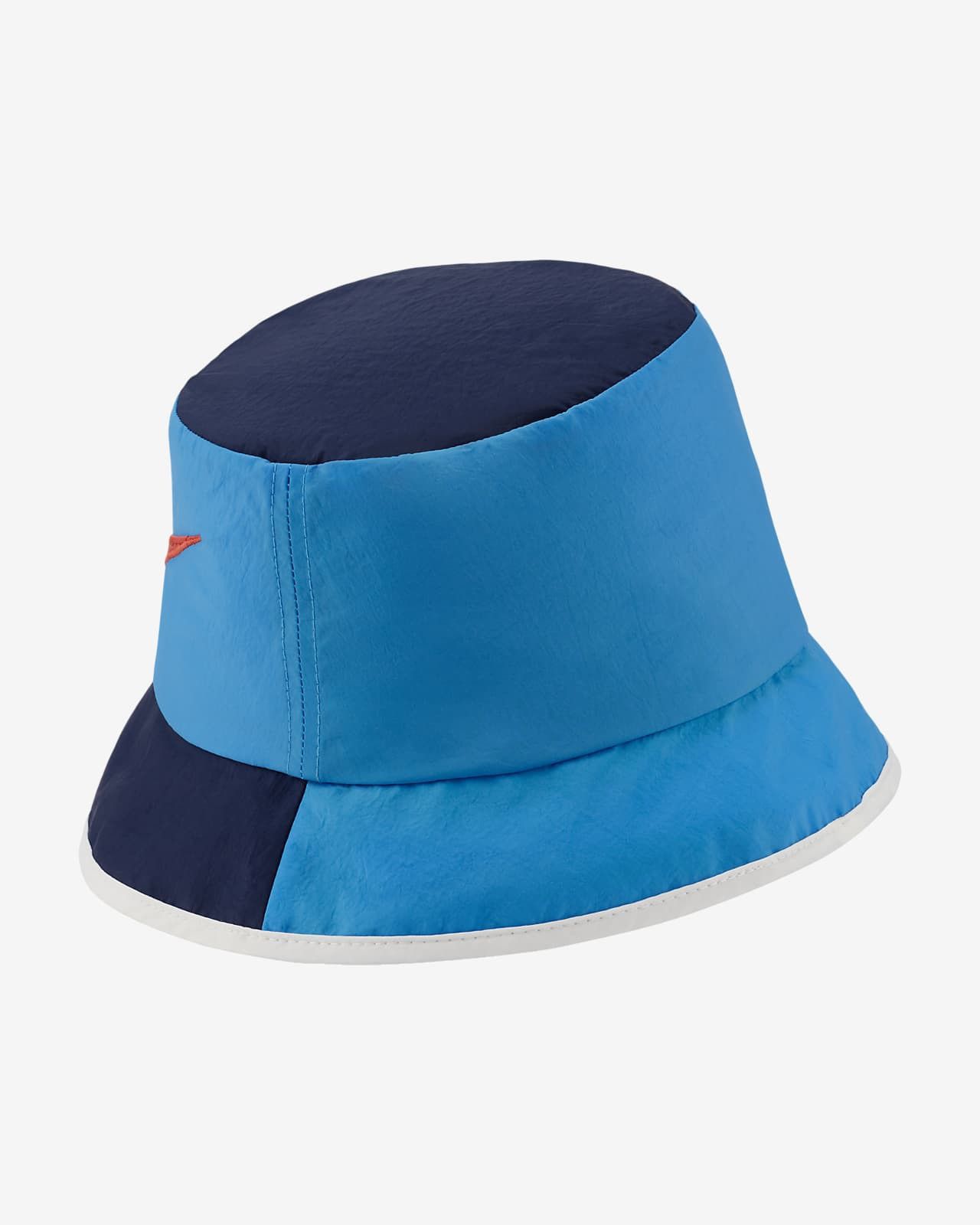 Nike Rare NIKE Swoosh Spell Out Big Logo Bucket Hat Size ONE SIZE - 3 Thumbnail